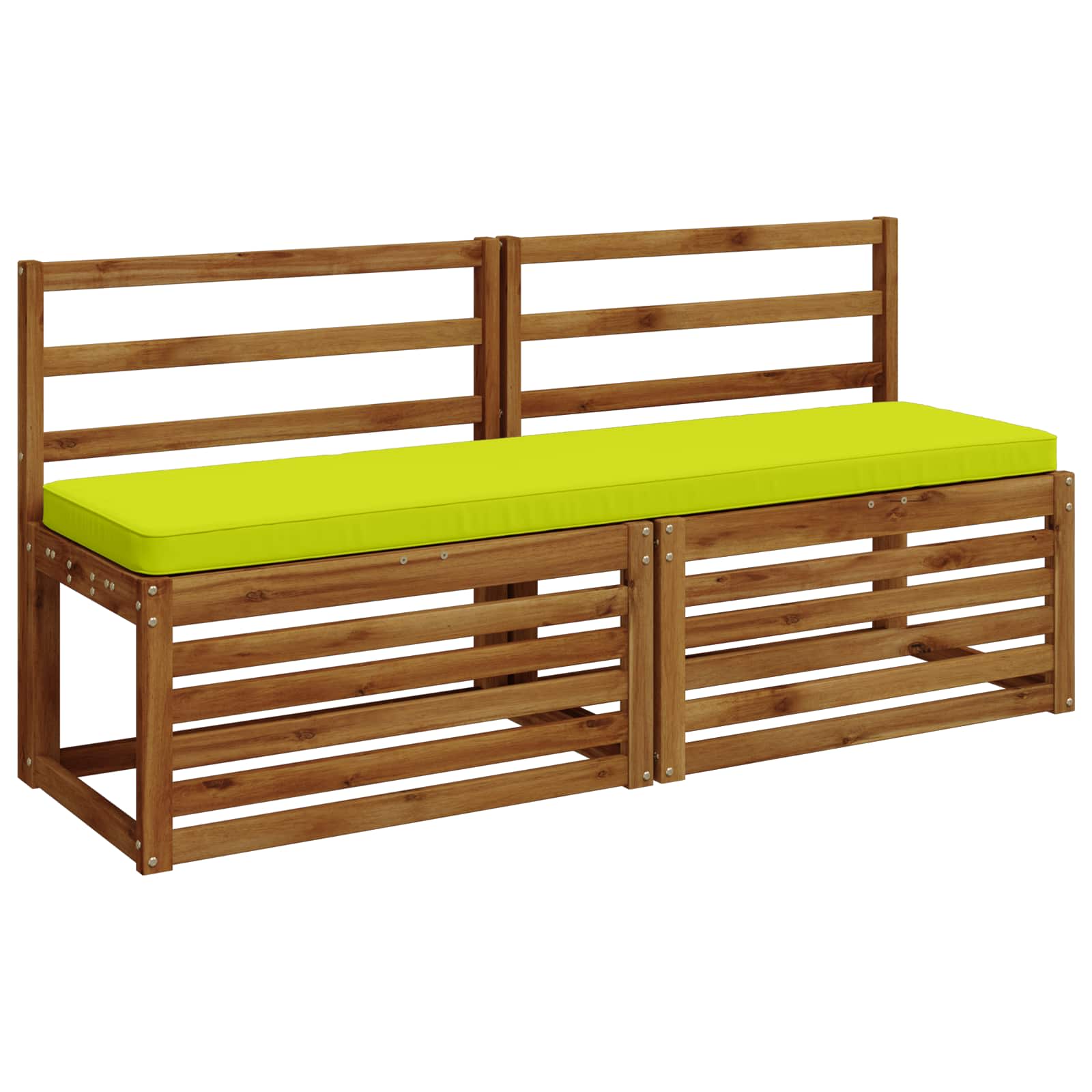 Cuscini per Panchina a 2 Pezzi VUGHT 2 pz 100% Poliestere
