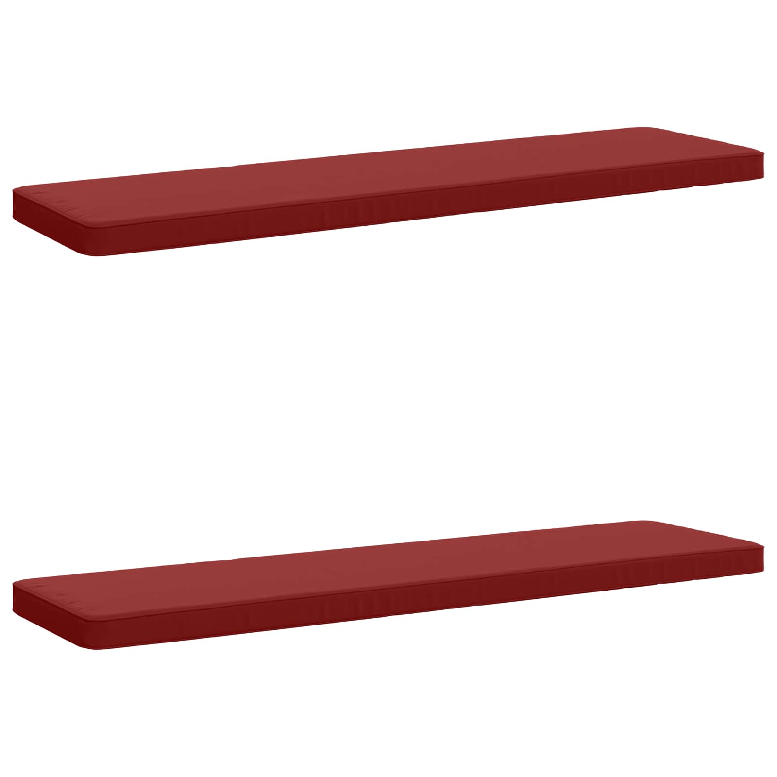 Cuscini per Panchina a 2 Pezzi VUGHT 2 pz 100% Poliestere