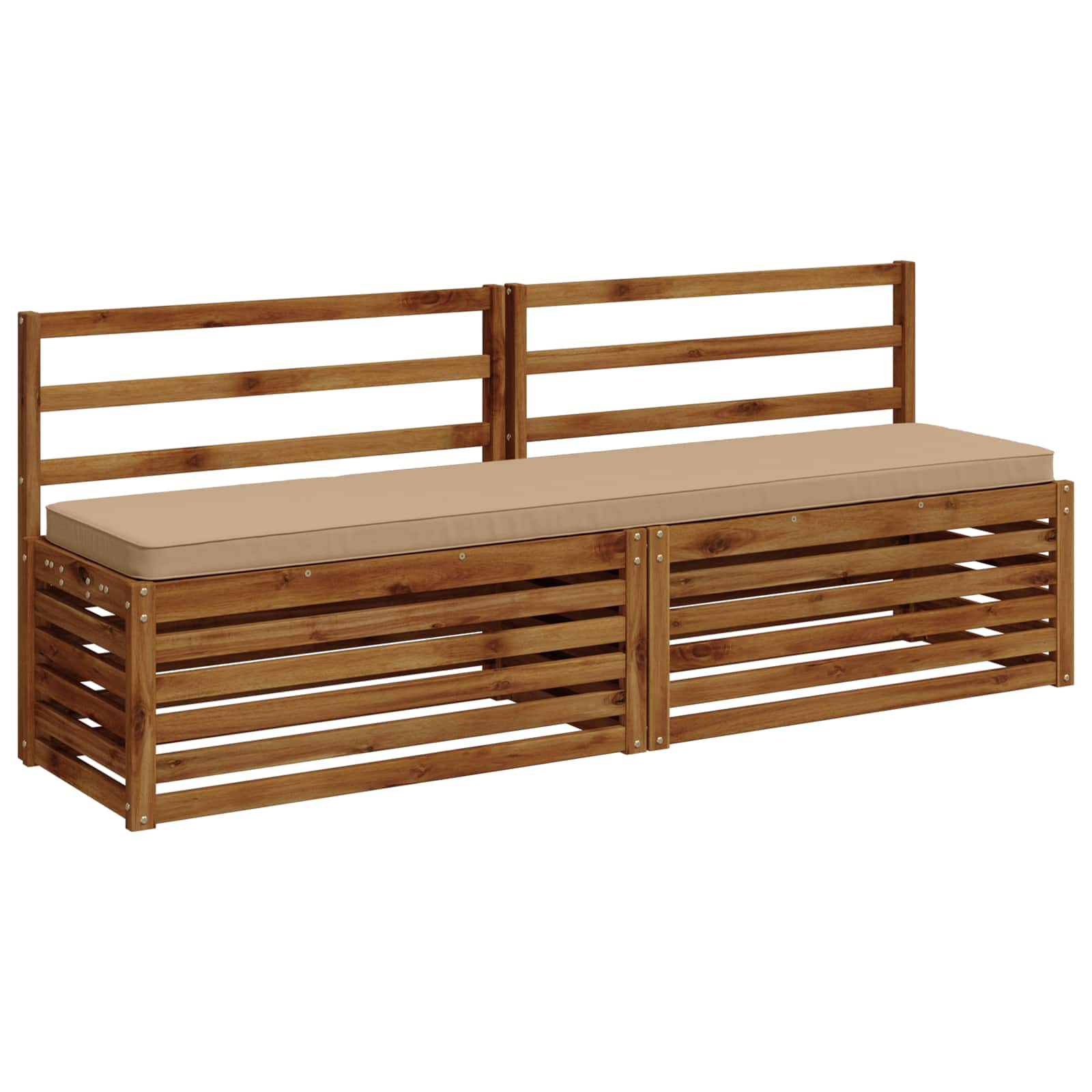 Cuscino per Panchina a 1 Pezzo VUGHT 100% Poliestere Sabbia