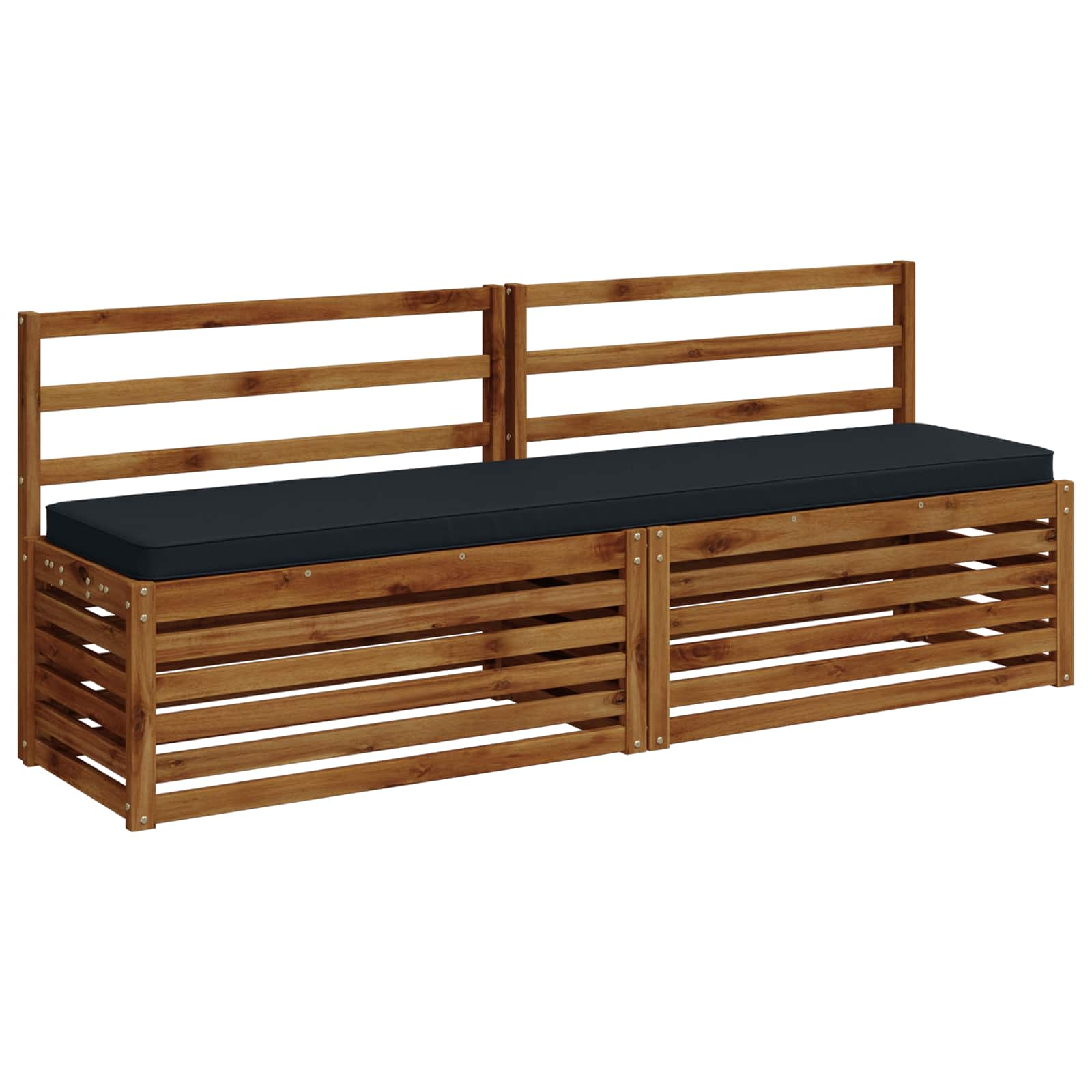 Cuscino per Panchina a 1 Pezzo VUGHT 100% Poliestere Blu Scuro