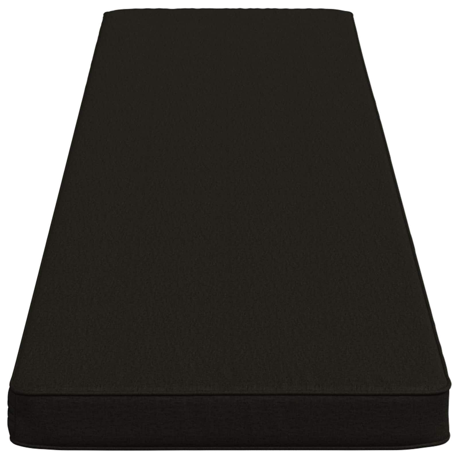 Cuscini per Panchina a 2 Pezzi VUGHT 2 pz 100% Poliestere Nero