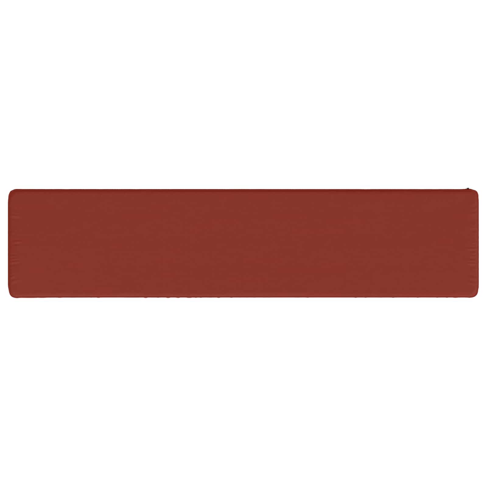 Cuscini per Panchina a 2 Pezzi VUGHT 2 pz 100% Poliestere Rosso