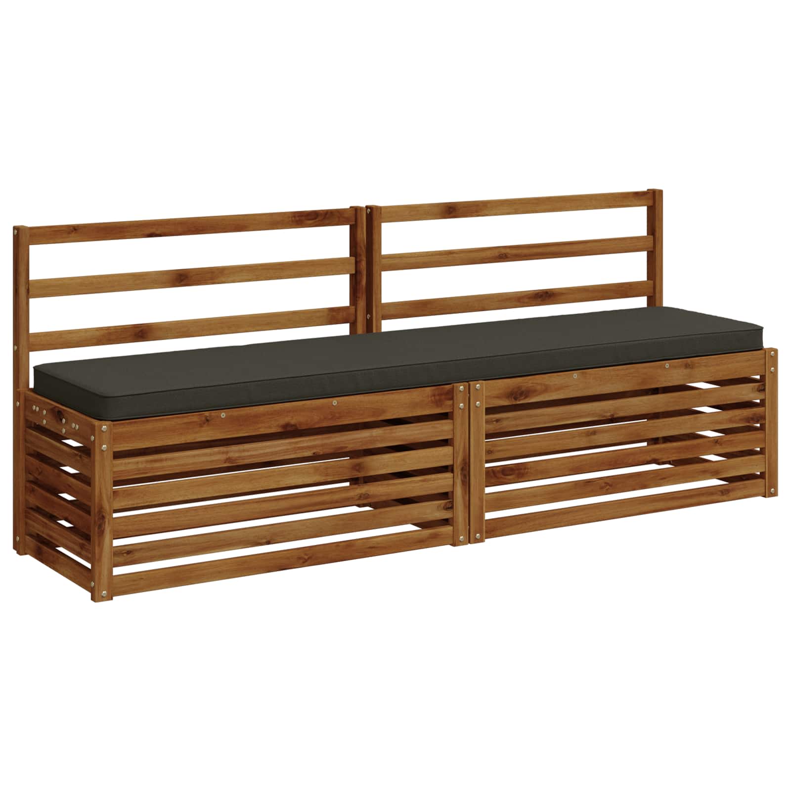 Cuscino per Panchina a 1 Pezzo VUGHT 100% Poliestere Antracite