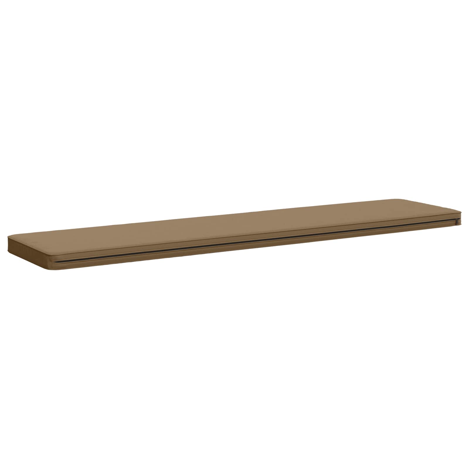 Cuscino per Panchina a 1 Pezzo VUGHT 100% Poliestere Tortora