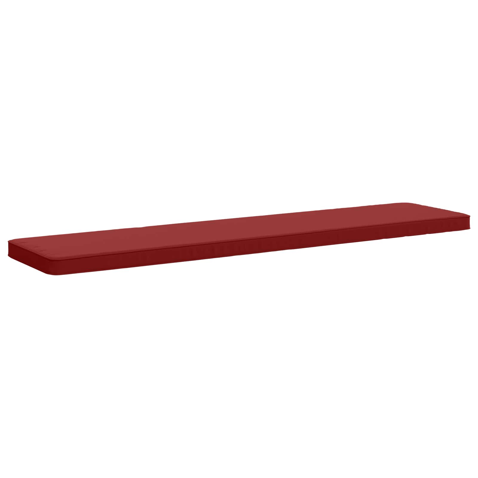 Cuscino per Panchina a 1 Pezzo VUGHT 100% Poliestere Rosso Vino