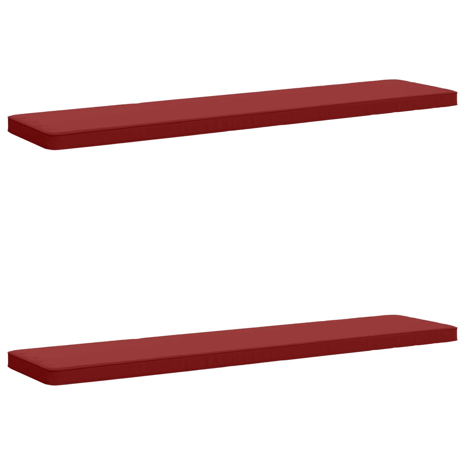 Cuscini per Panchina a 2 Pezzi VUGHT 2 pz 100% Poliestere