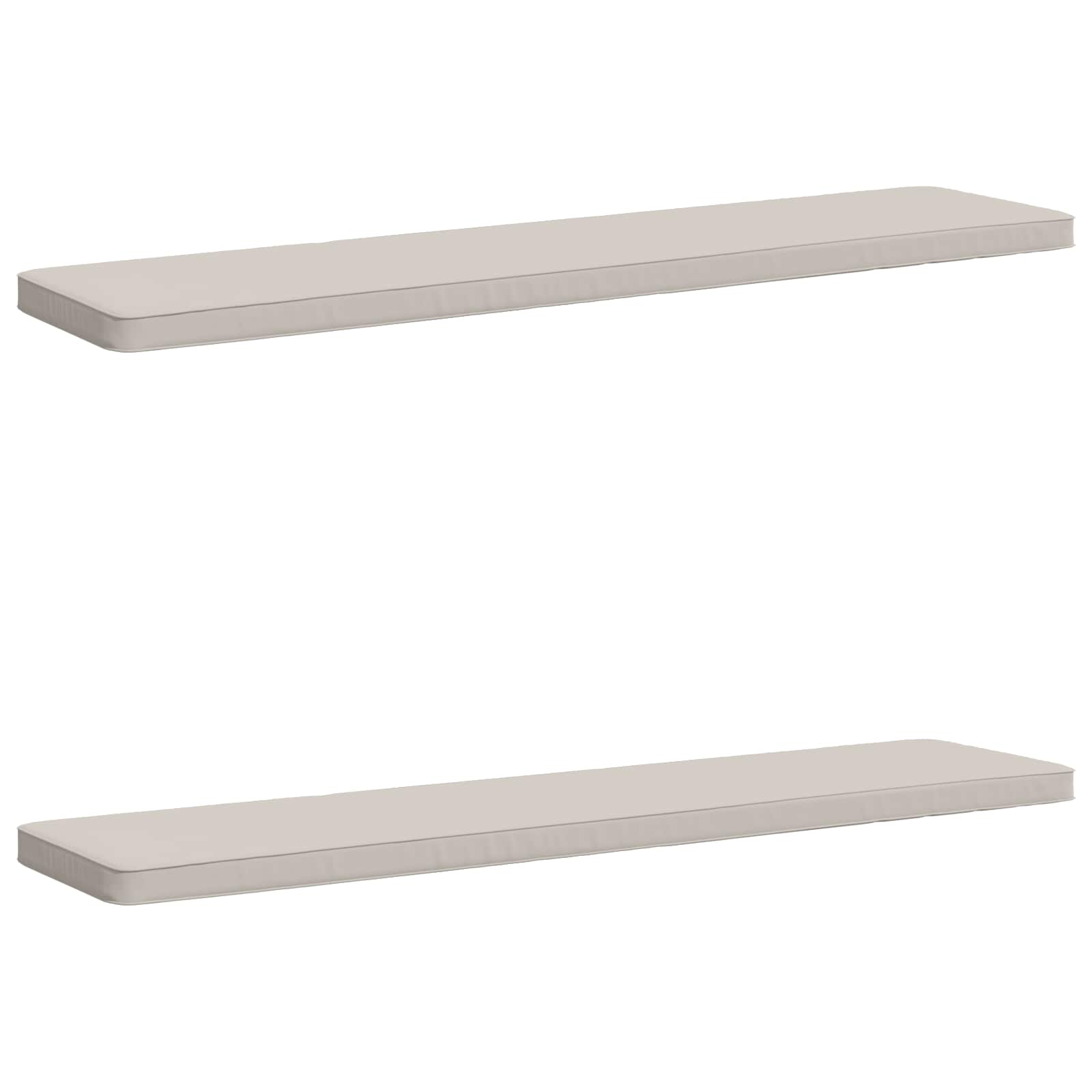 Cuscini per Panchina a 2 Pezzi VUGHT 2 pz 100% Poliestere