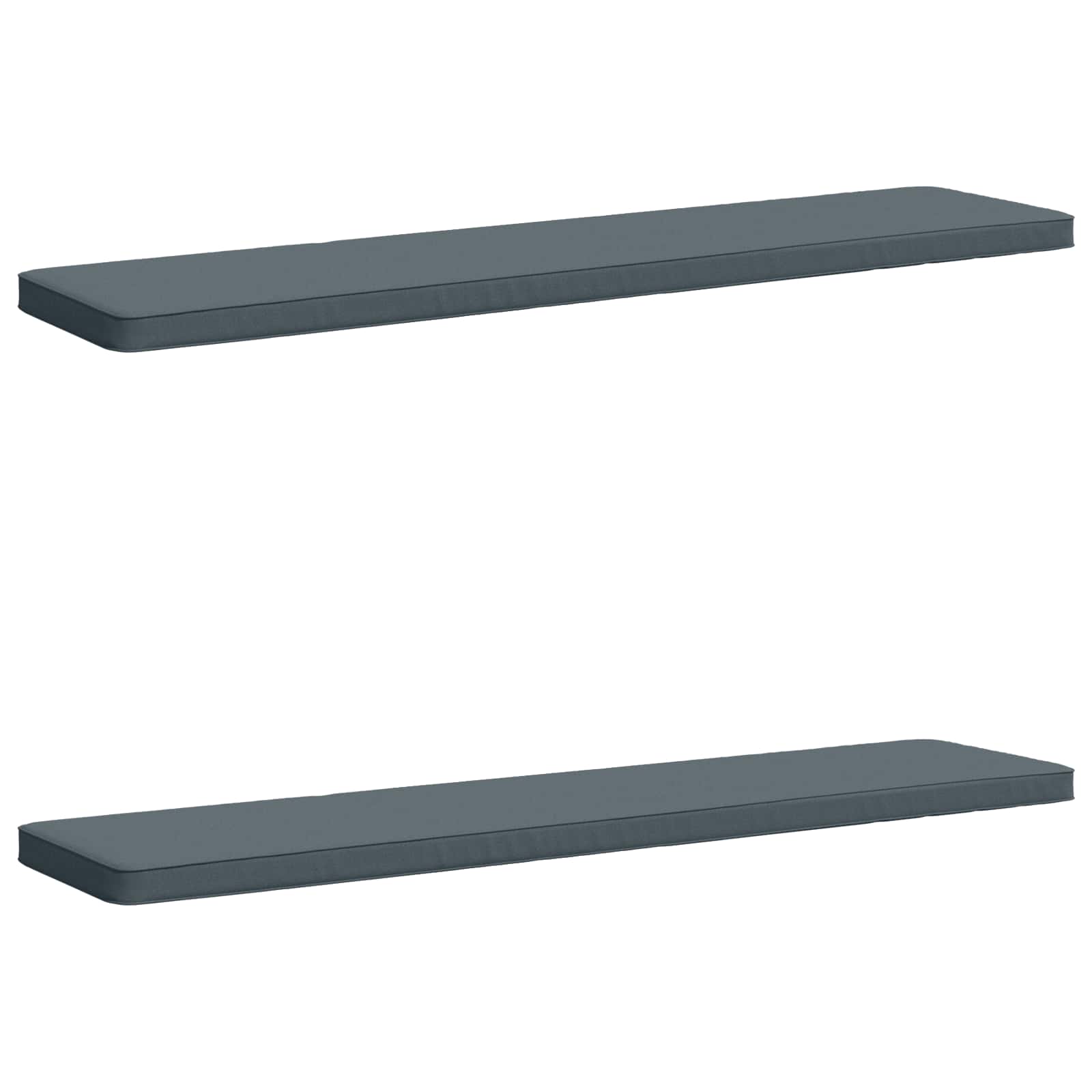 Cuscini per Panchina a 2 Pezzi VUGHT 2 pz 100% Poliestere Blu