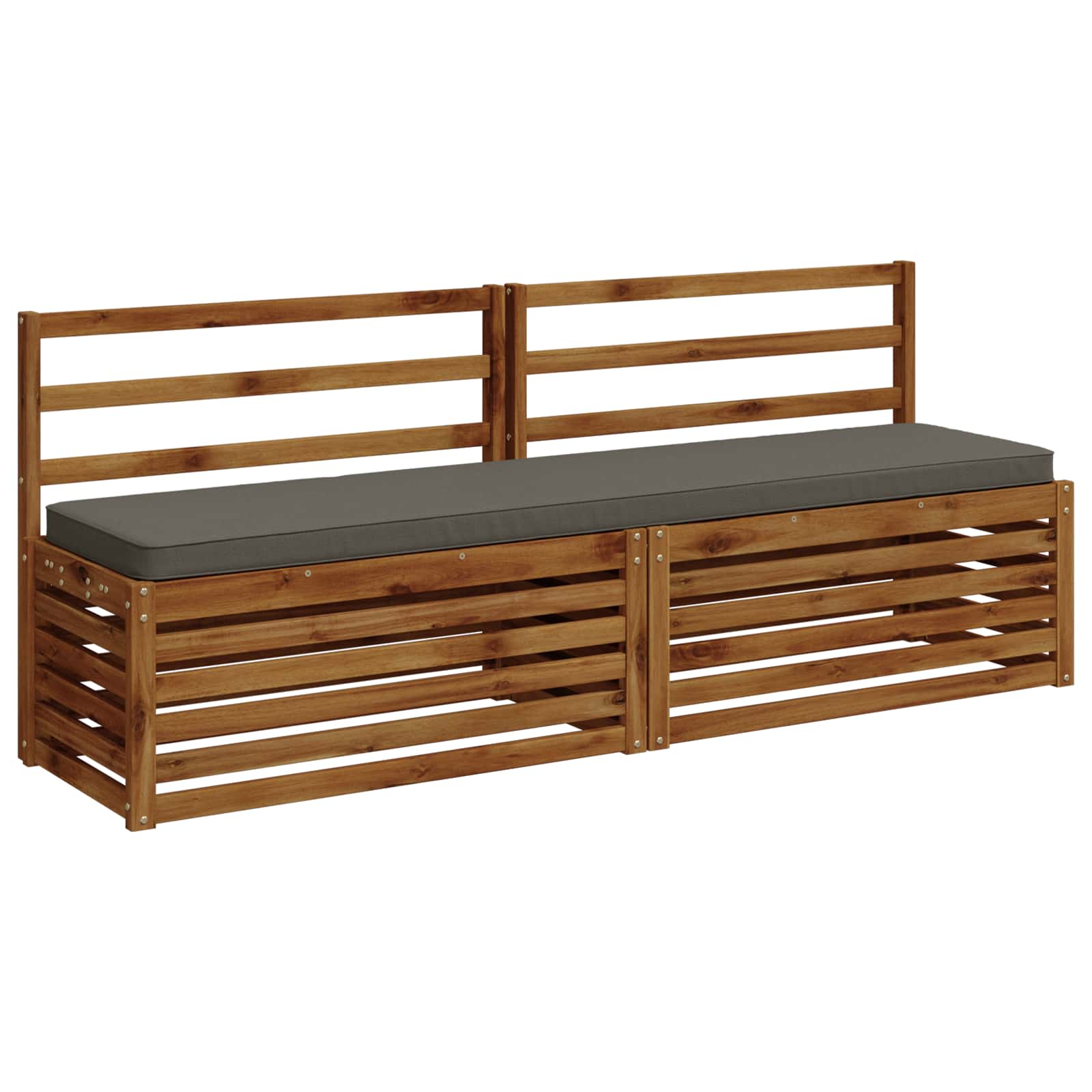 Cuscino per Panchina a 1 Pezzo VUGHT 100% Poliestere Grigio
