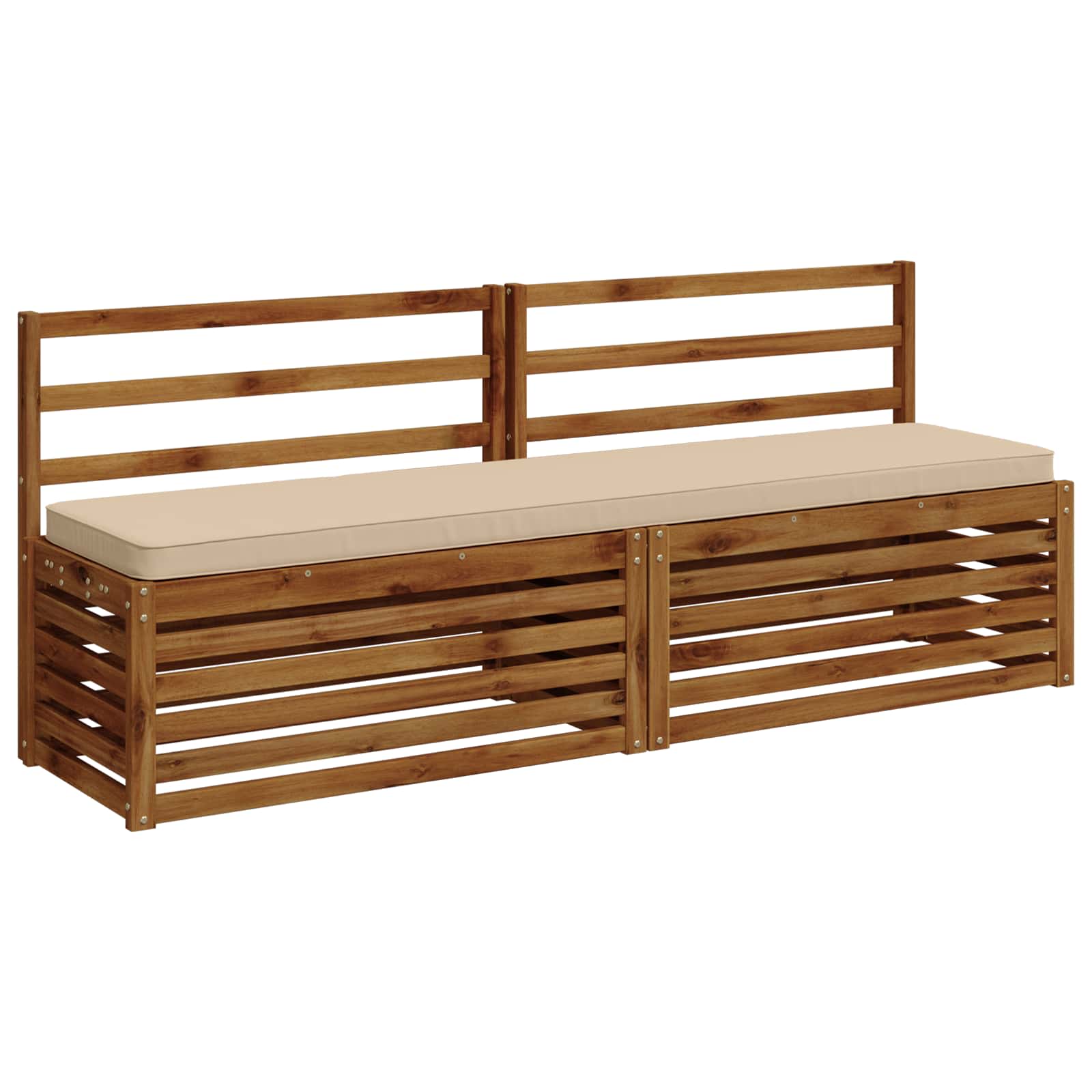 Cuscino per Panchina a 1 Pezzo VUGHT 100% Poliestere Crema
