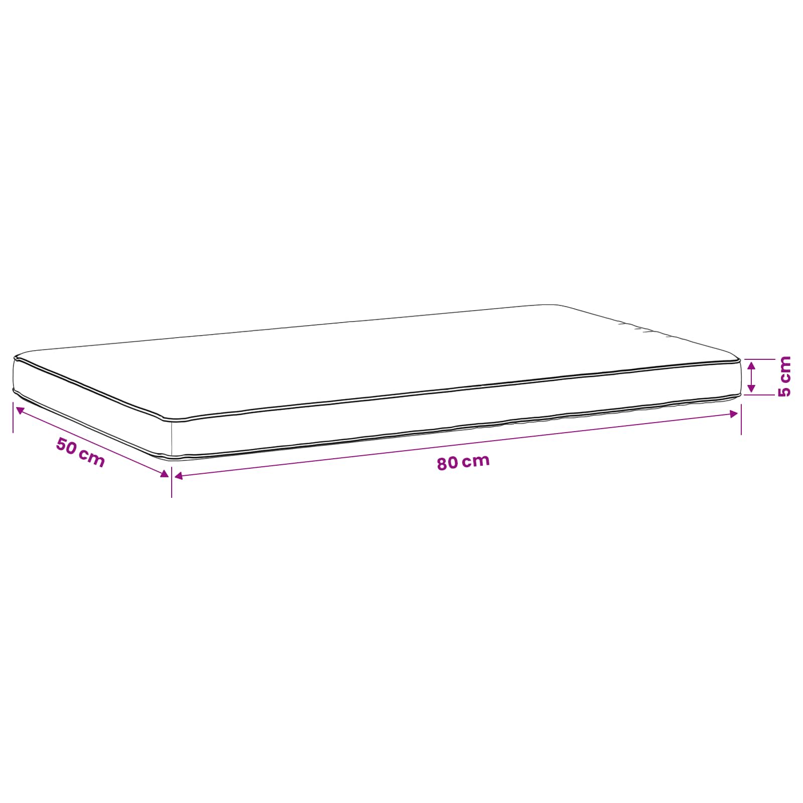 Cuscino per Panchina a 1 Pezzo VUGHT 100% Poliestere