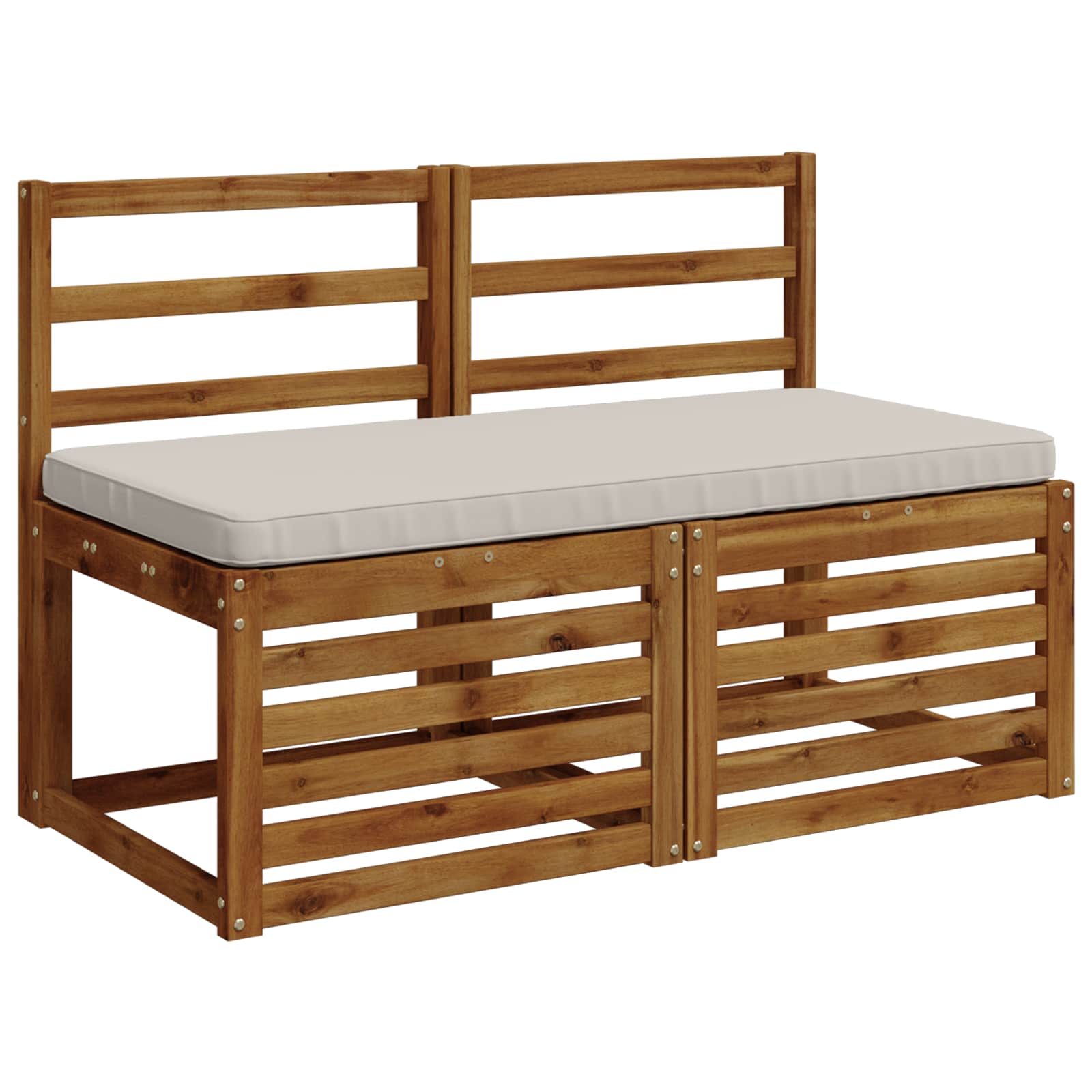 Cuscino per Panchina a 1 Pezzo VUGHT 100% Poliestere Bianco