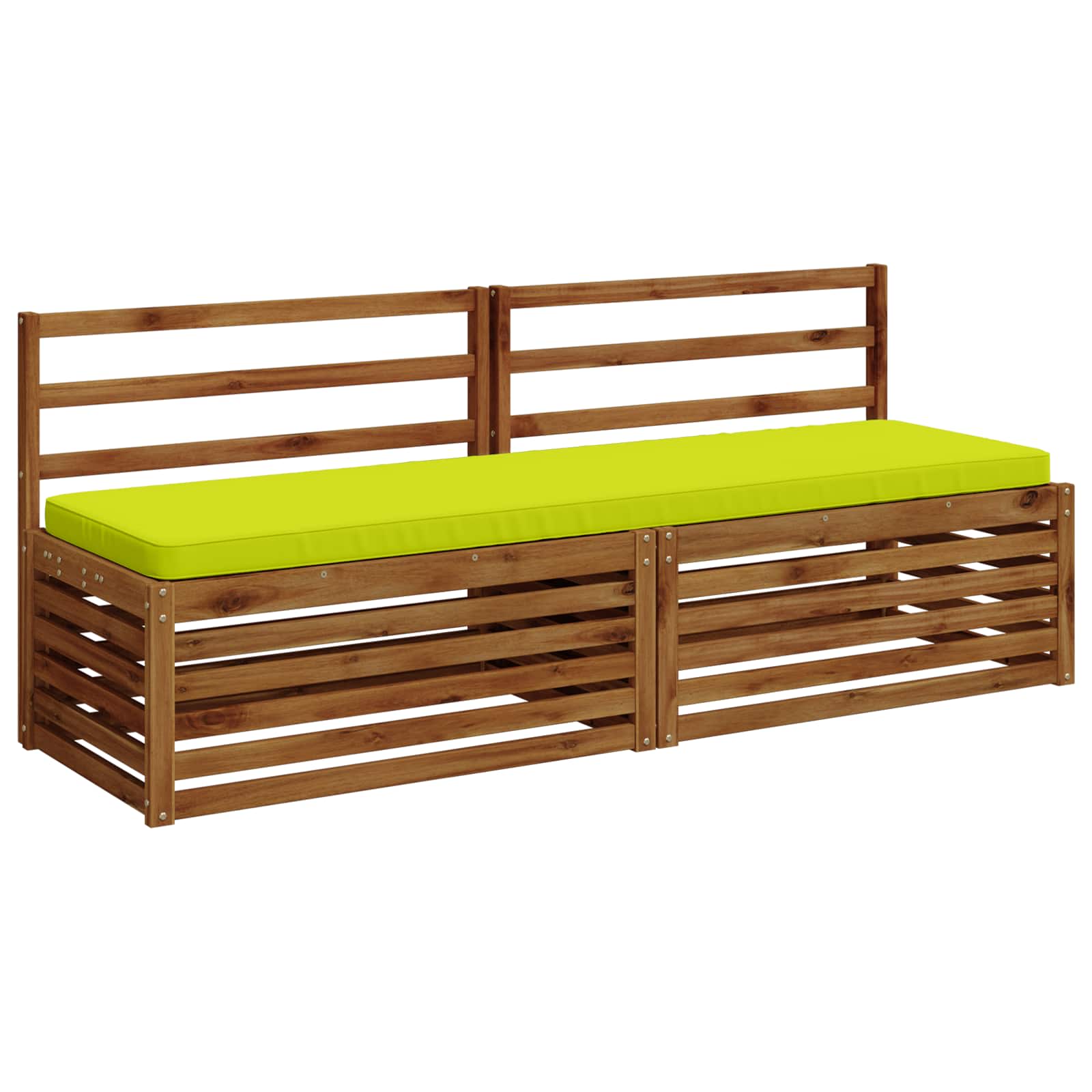 Cuscini per Panchina a 2 Pezzi VUGHT 2 pz 100% Poliestere
