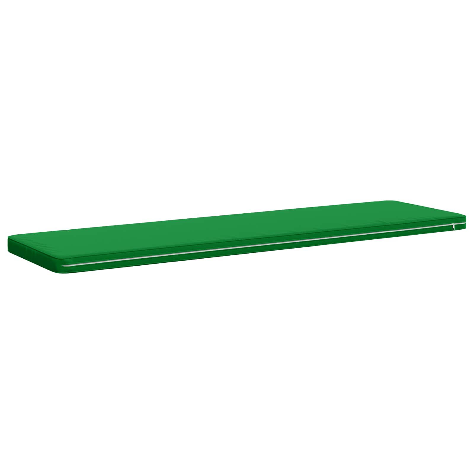Cuscini per Panchina a 2 Pezzi VUGHT 2 pz 100% Poliestere Verde