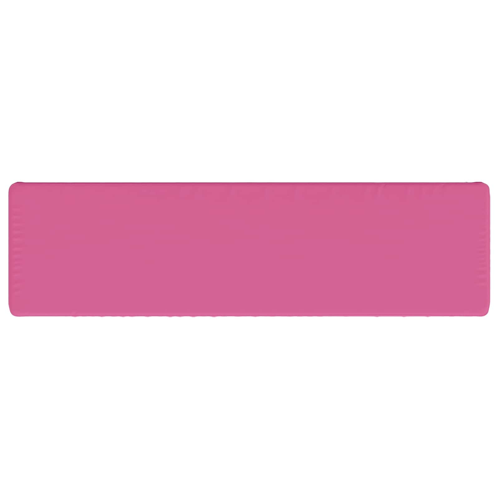 Cuscini per Panchina a 2 Pezzi VUGHT 2 pz 100% Poliestere Rosa