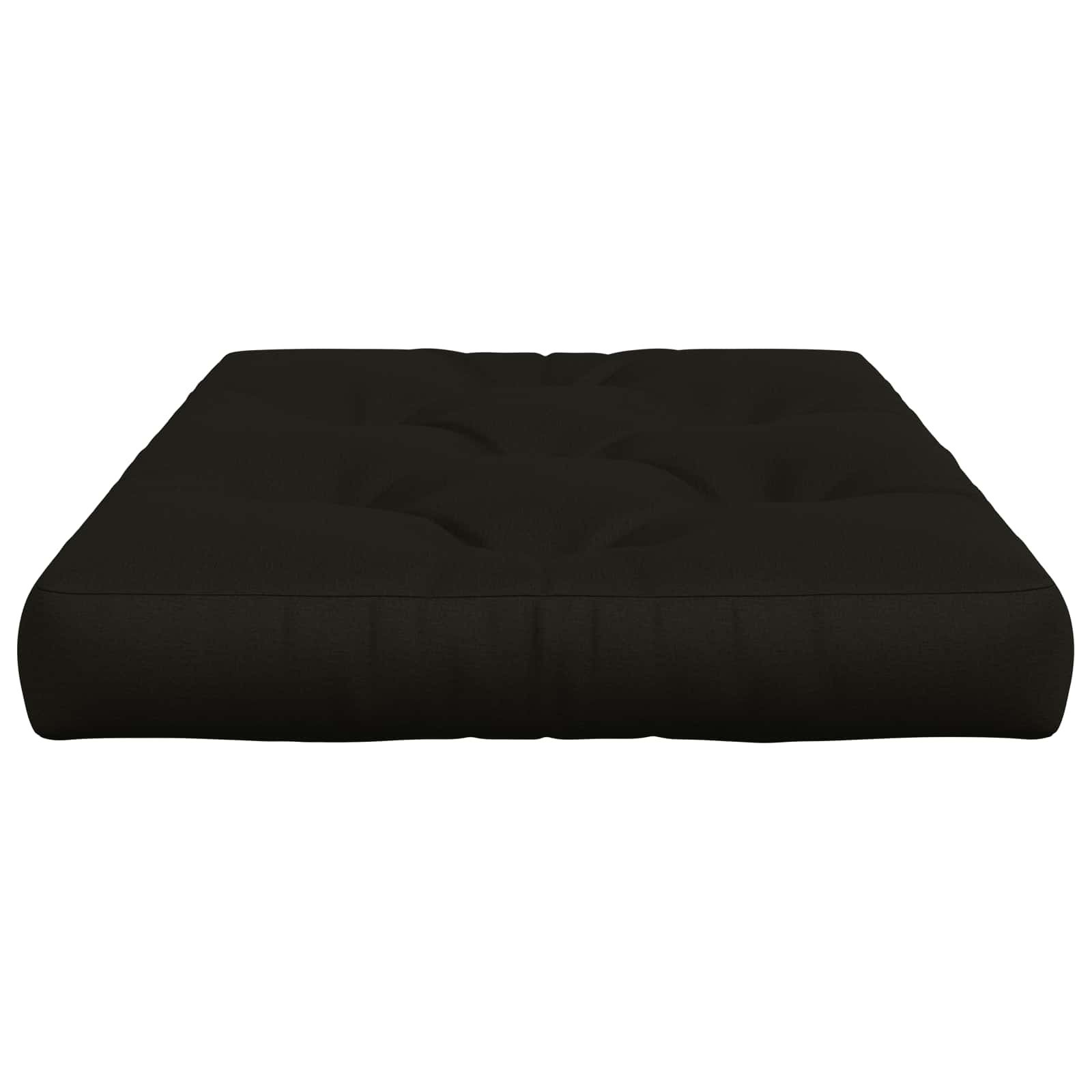 Cuscino per Pallet VIANEN 100% Poliestere Nero 120 x 80 x 12 cm