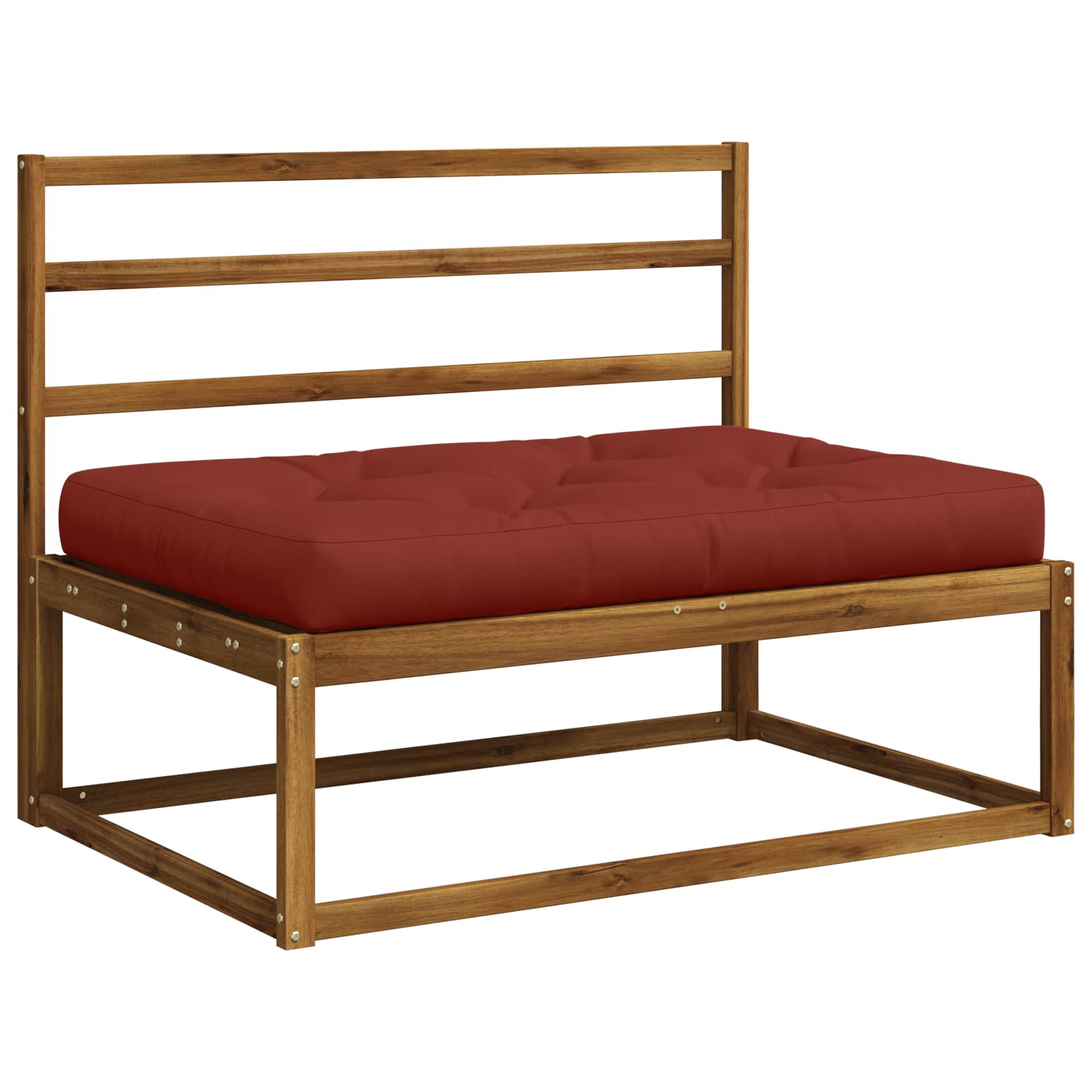 Cuscino per Pallet VIANEN 100% Poliestere Rosso