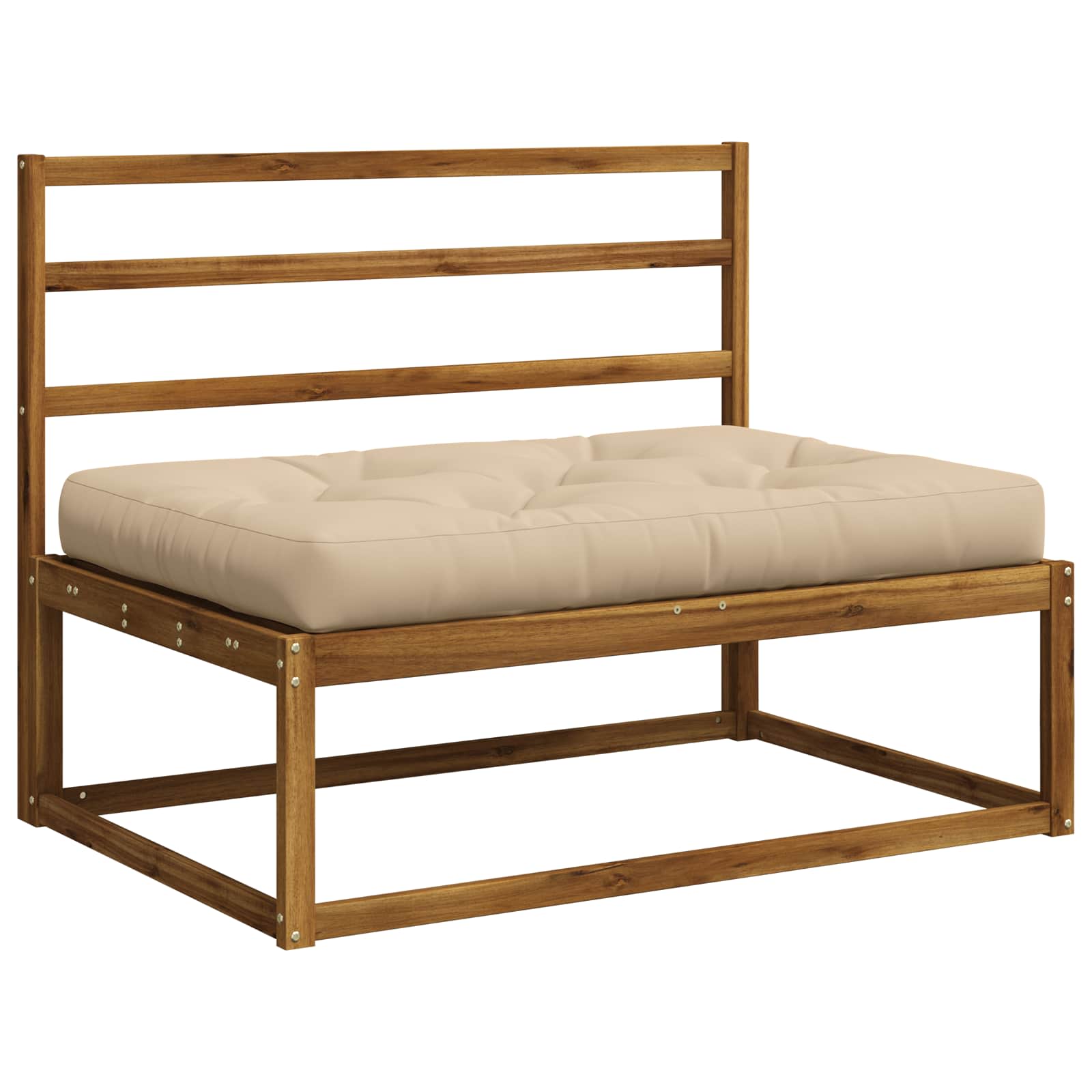 Cuscino per Pallet VIANEN 100% Poliestere Crema