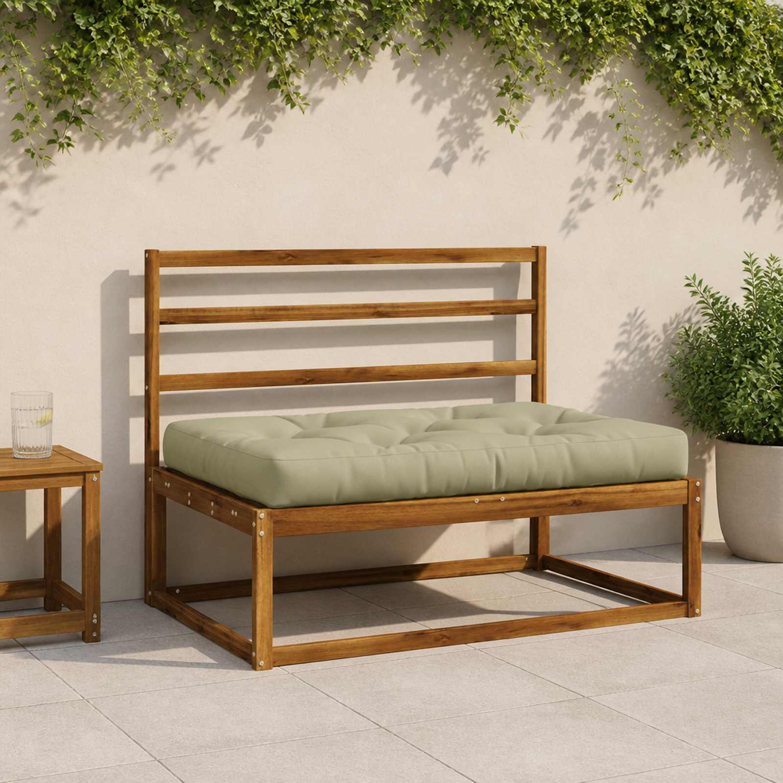 Cuscino per Pallet VIANEN 100% Poliestere Verde chiaro