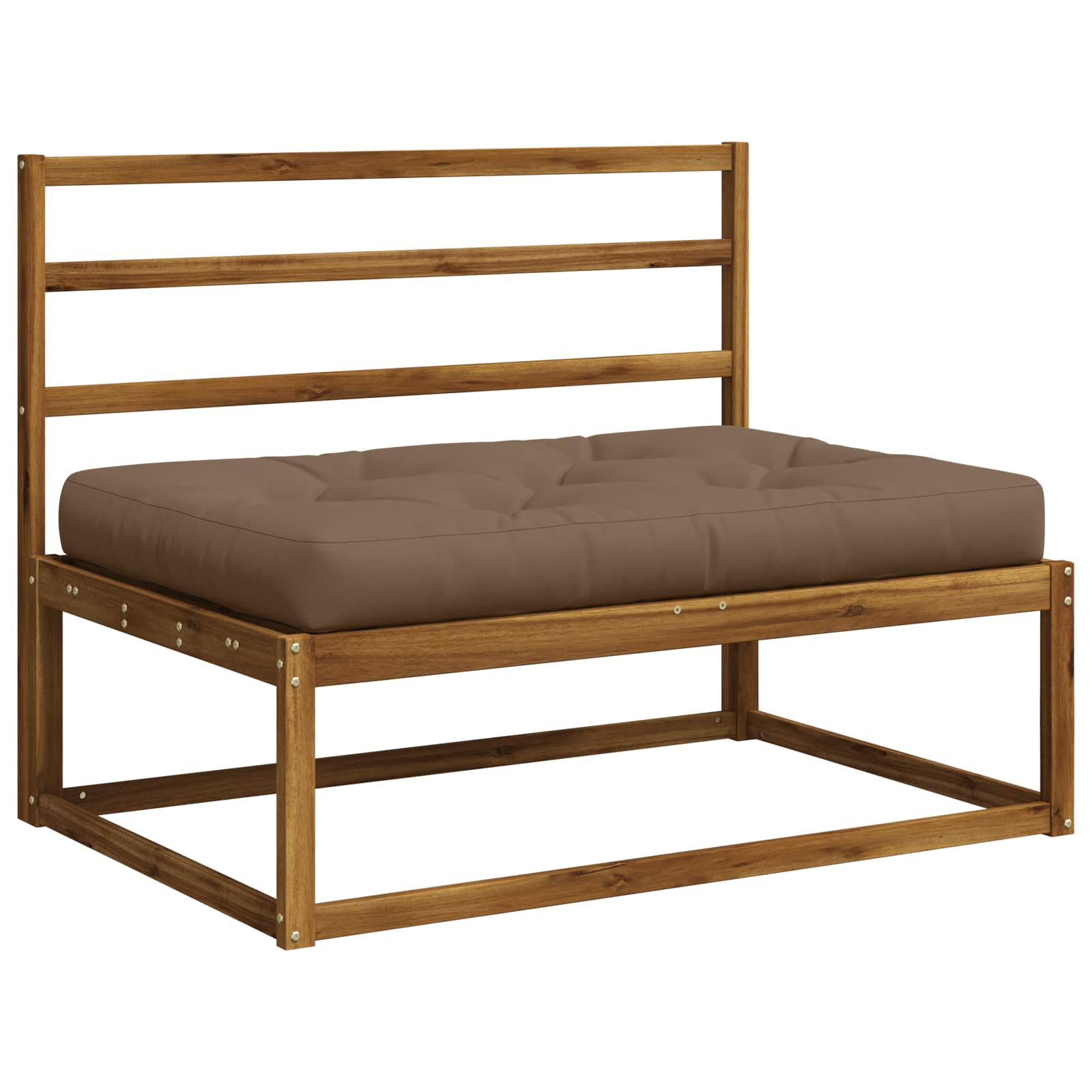 Cuscino per Pallet VIANEN 100% Poliestere Tortora