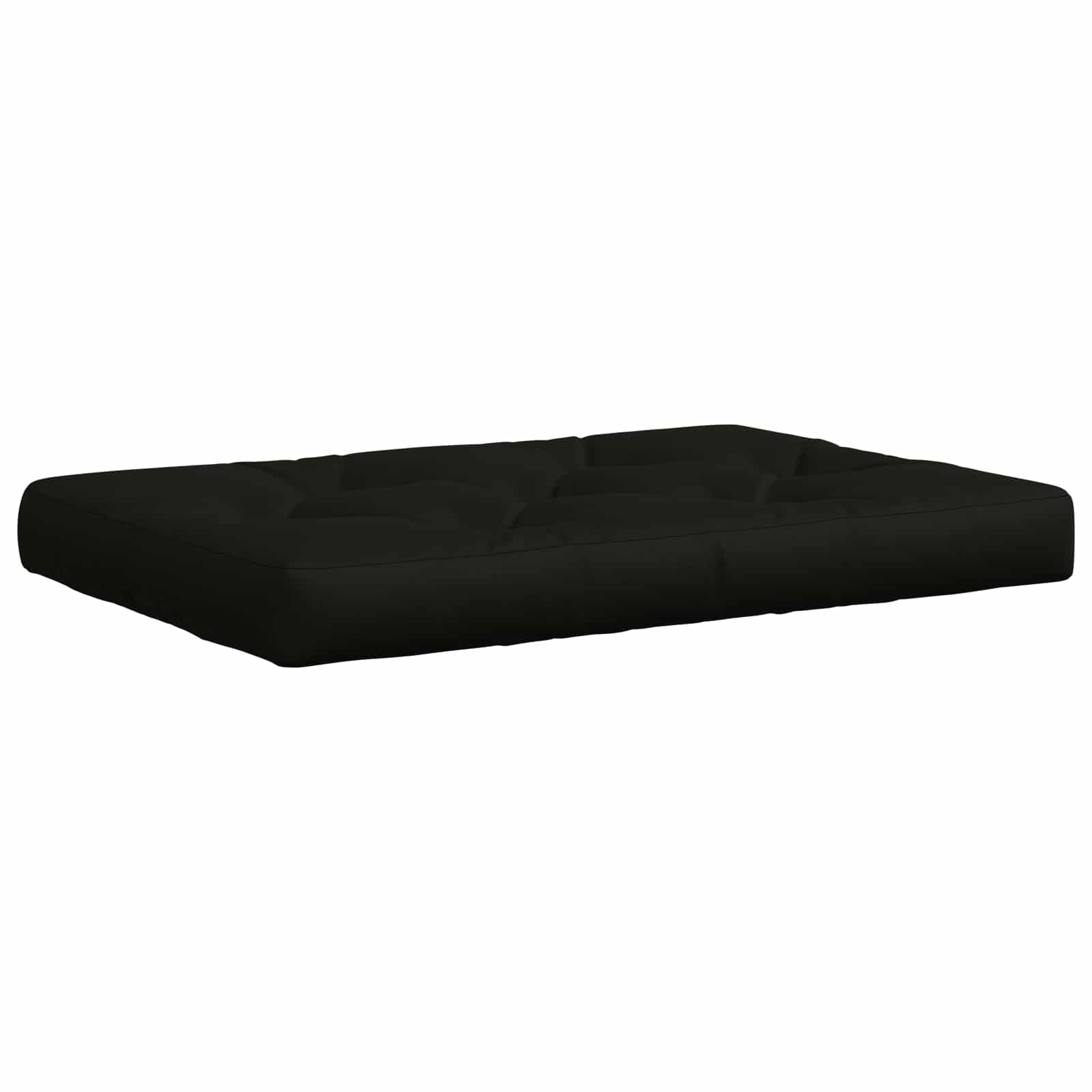 Cuscino per Pallet VIANEN 100% Poliestere Nero 120 x 60 x 12 cm