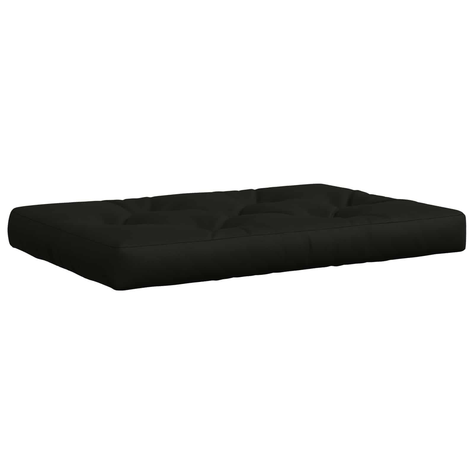 Cuscino per Pallet VIANEN 100% Poliestere Nero 120 x 60 x 12 cm