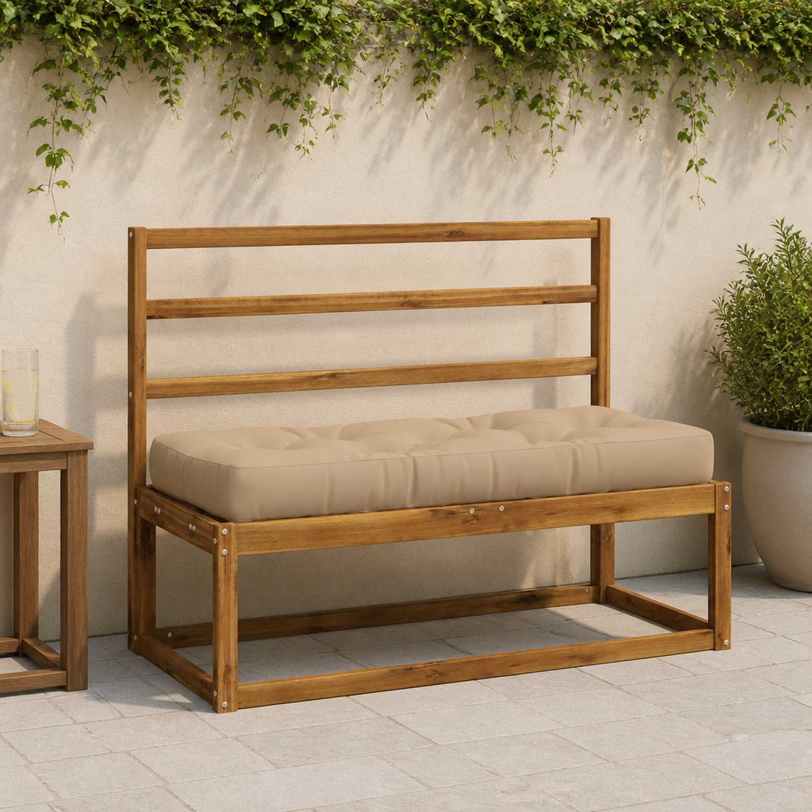 Cuscino per Pallet VIANEN 100% Poliestere Sabbia