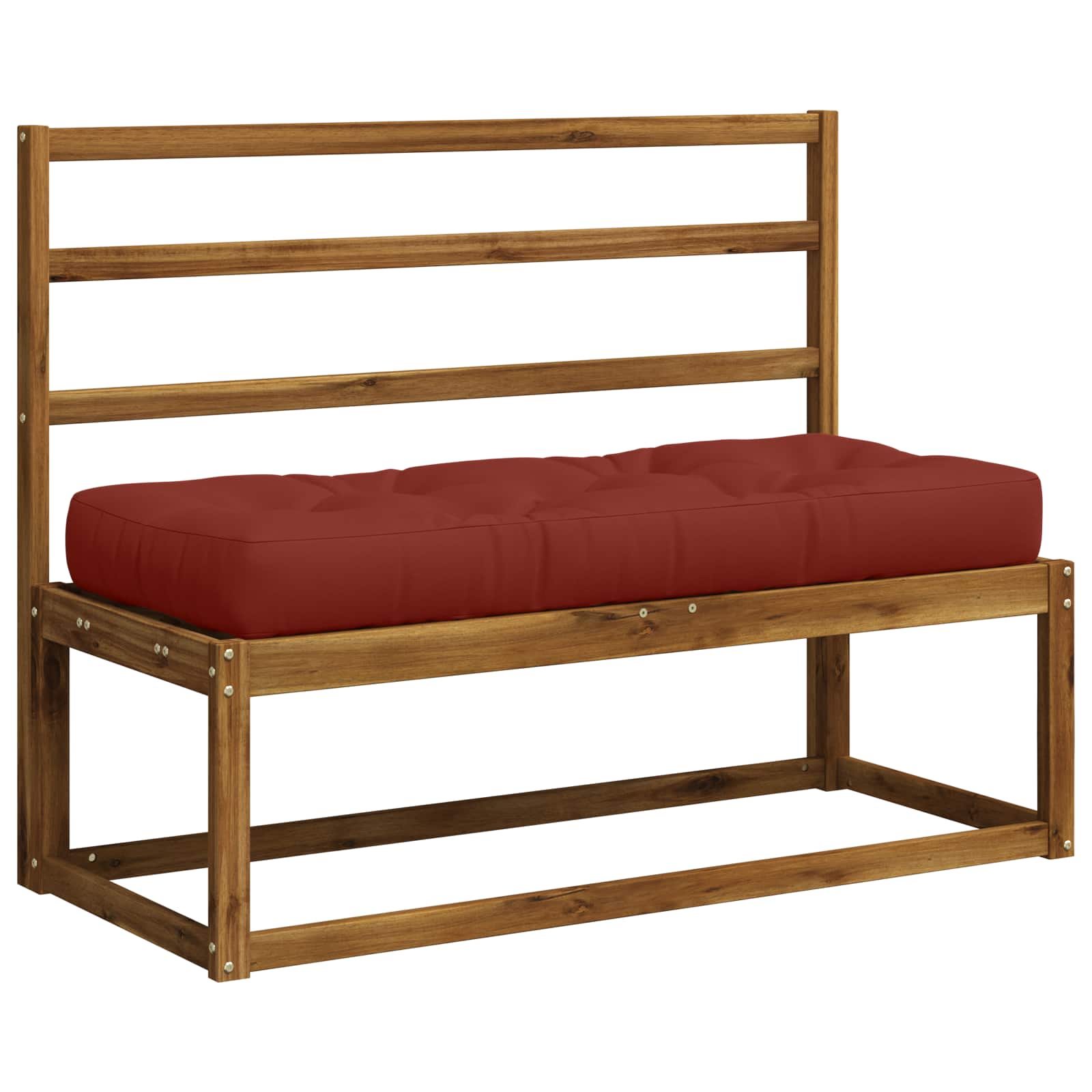 Cuscino per Pallet VIANEN 100% Poliestere Rosso