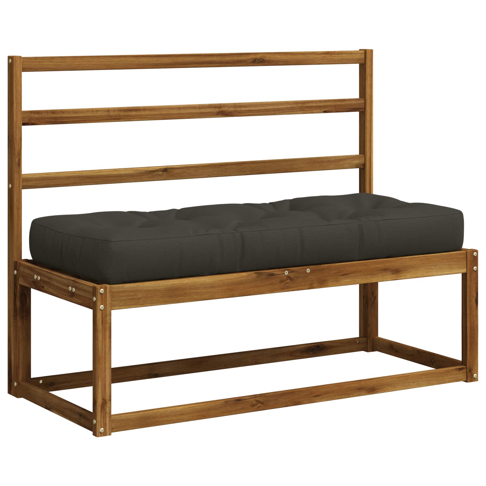 Cuscino per Pallet VIANEN 100% Poliestere Antracite