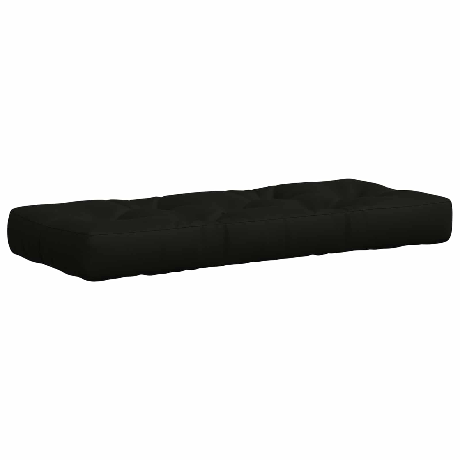 Cuscino per Pallet VIANEN 100% Poliestere Nero 120 x 40 x 12 cm