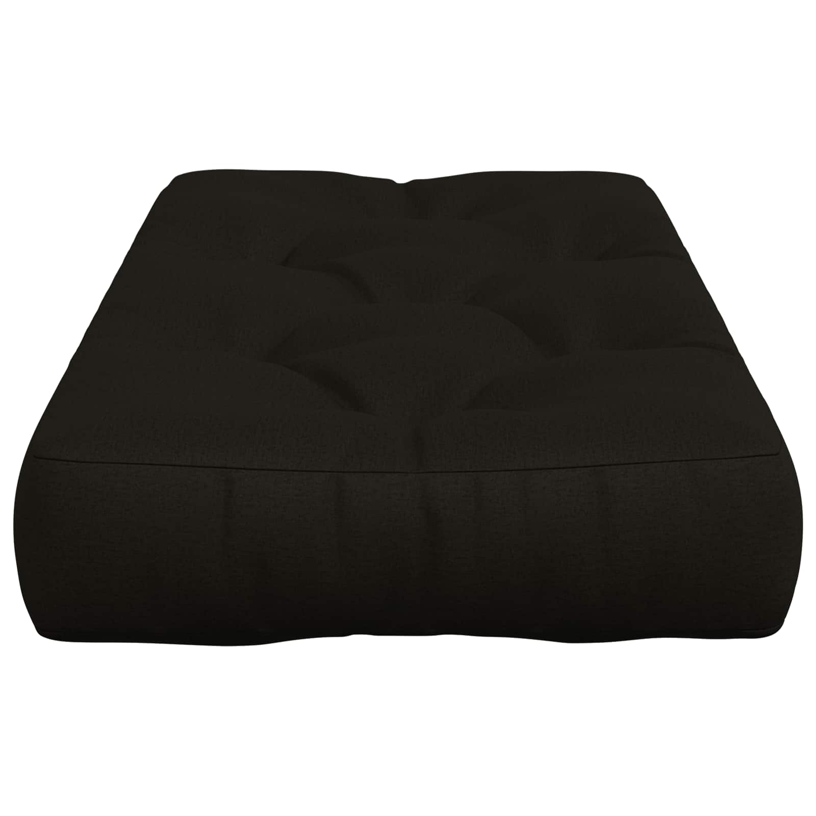 Cuscino per Pallet VIANEN 100% Poliestere Nero 120 x 40 x 12 cm