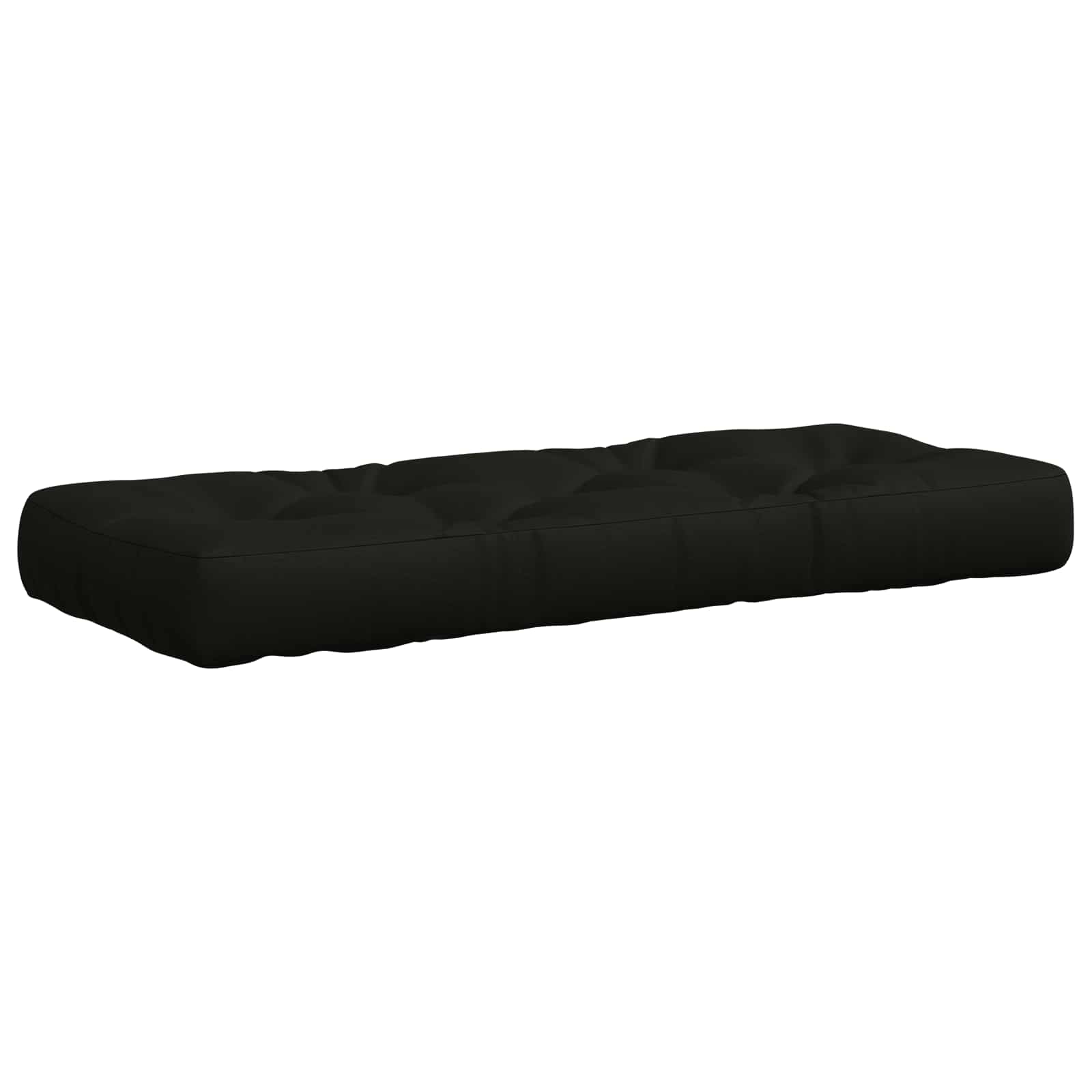 Cuscino per Pallet VIANEN 100% Poliestere Nero 120 x 40 x 12 cm