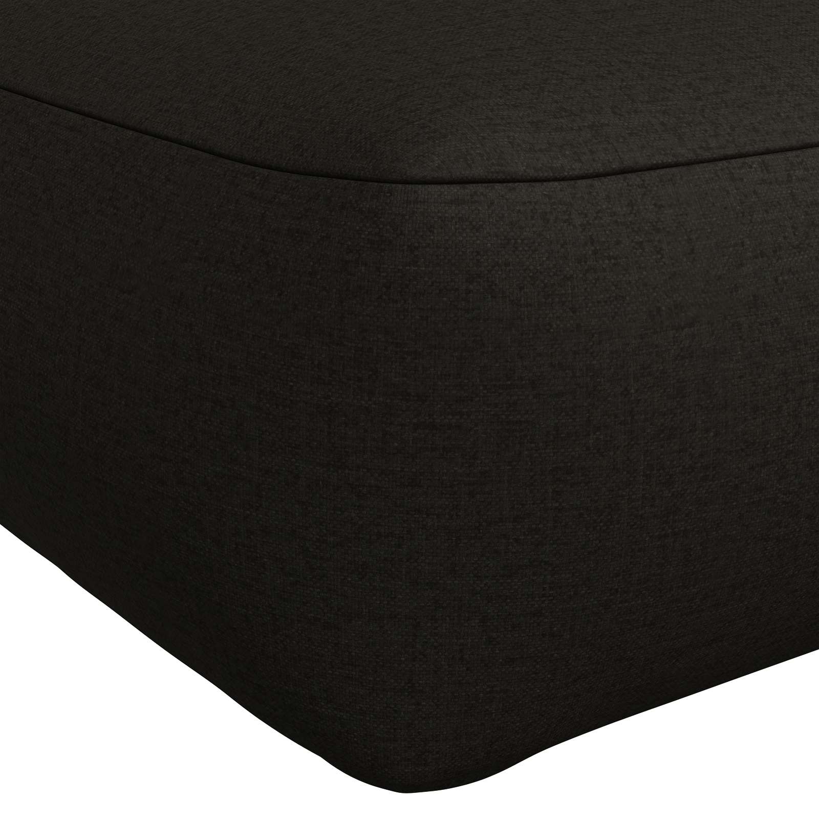 Cuscino per Pallet VIANEN 100% Poliestere Nero 120 x 40 x 12 cm