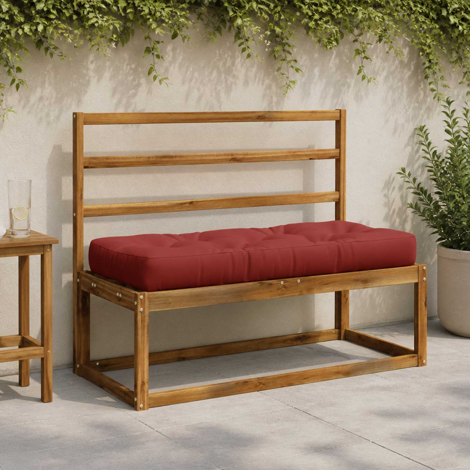 Cuscino per Pallet VIANEN 100% Poliestere Rosso