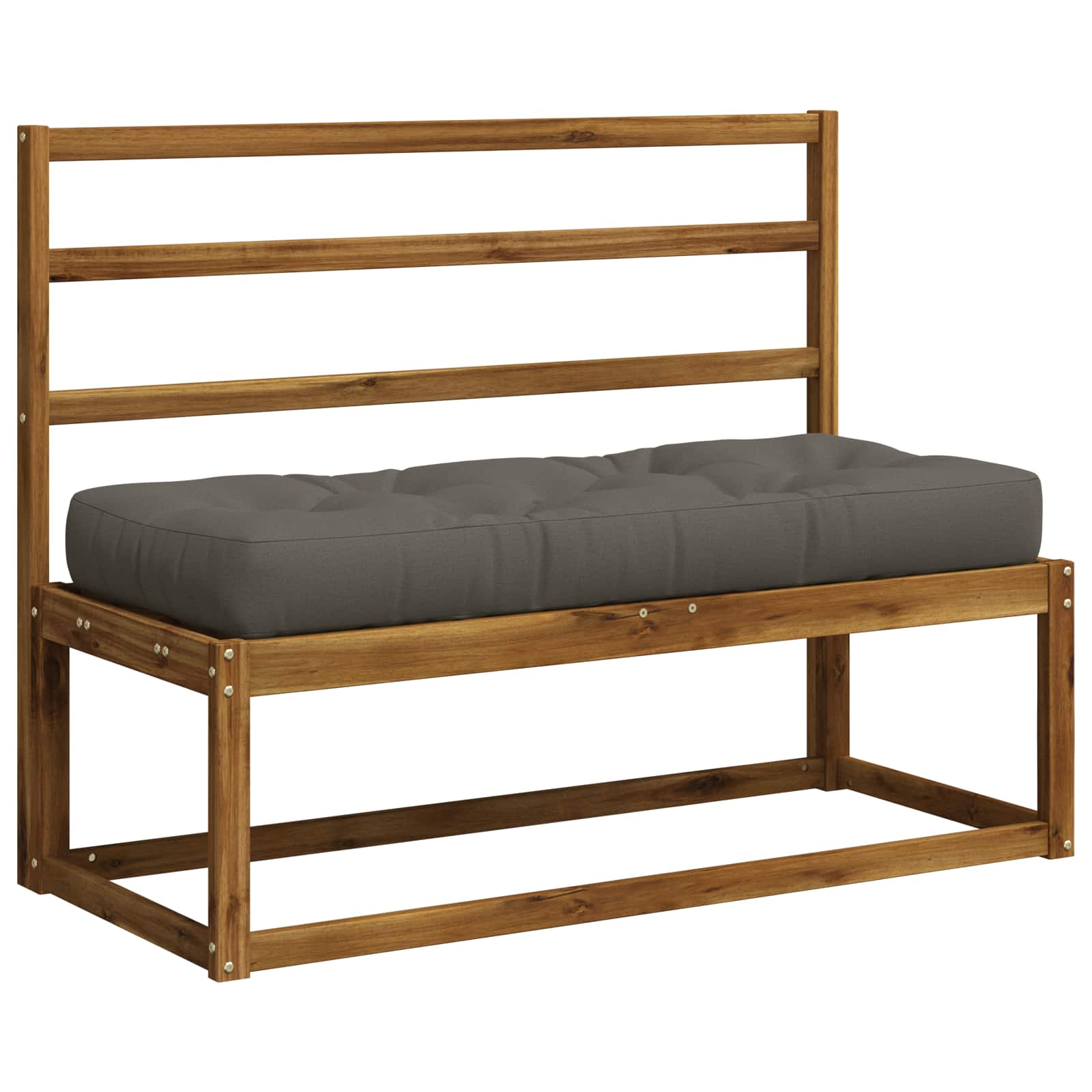 Cuscino per Pallet VIANEN 100% Poliestere Grigio