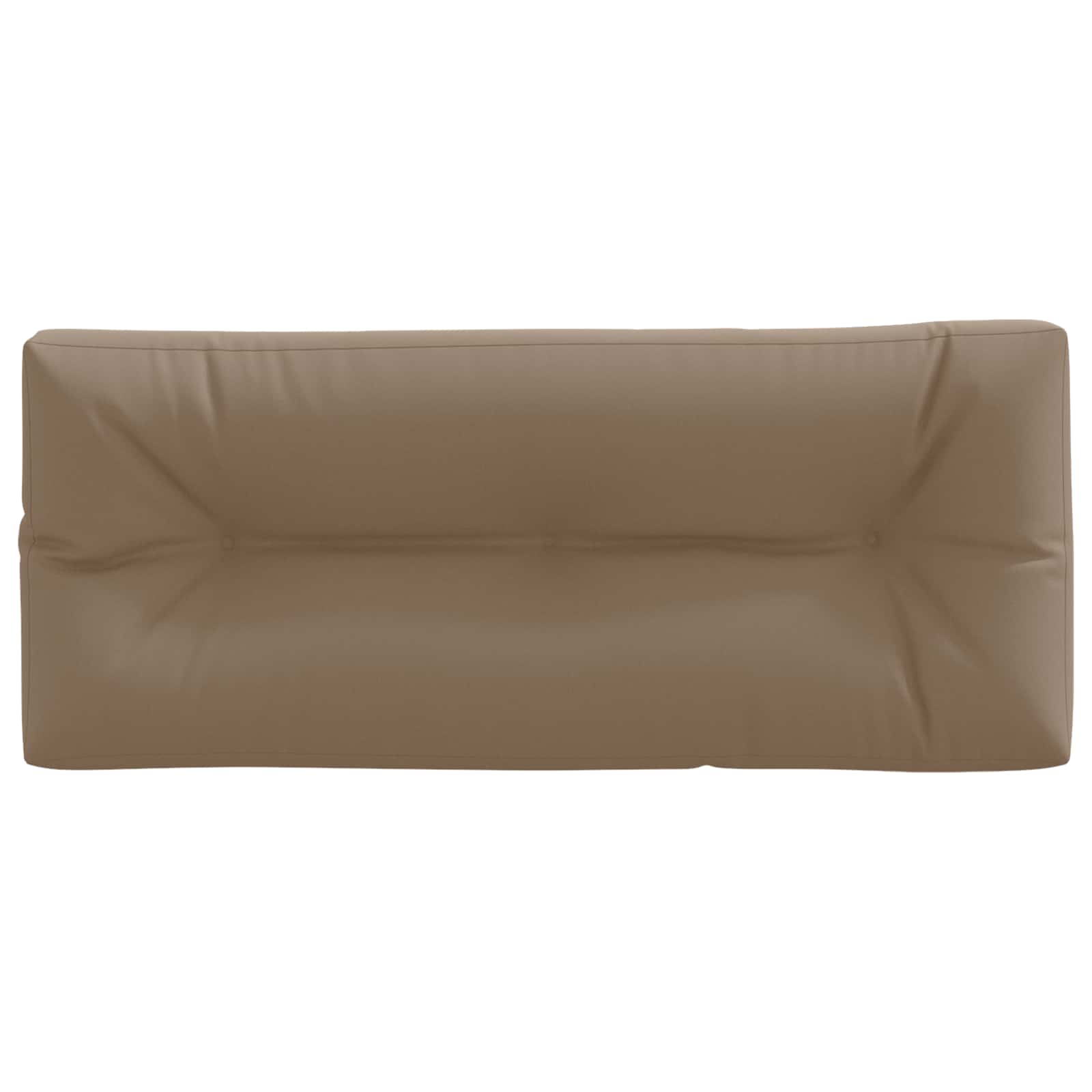 Cuscino per schienale di pallet VIANEN 100% Poliestere Tortora