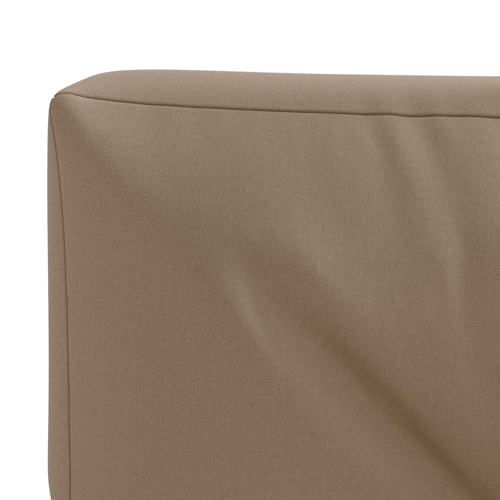 Cuscino per schienale di pallet VIANEN 100% Poliestere Tortora