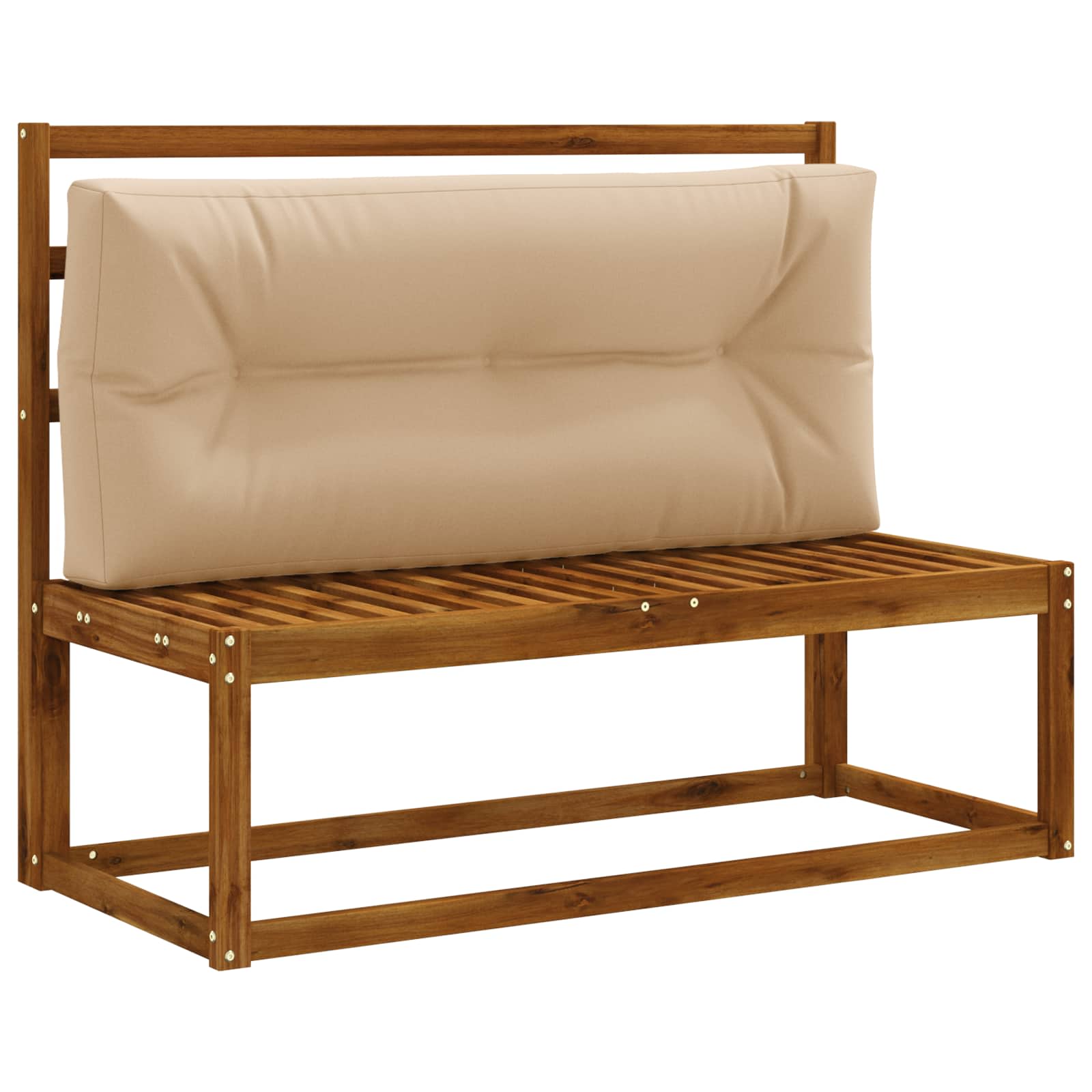 Cuscino per schienale di pallet VIANEN 100% Poliestere Sabbia