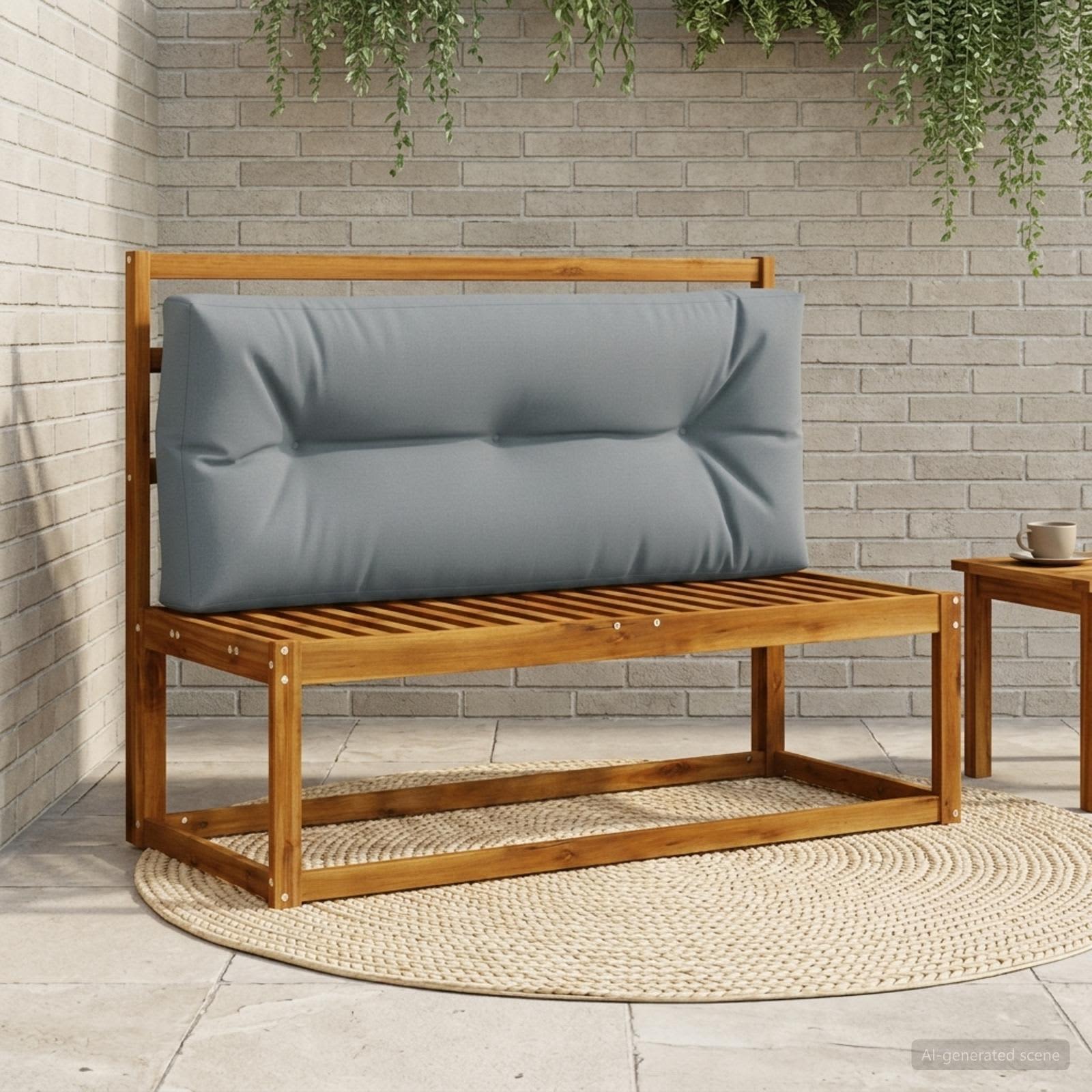 Cuscino per schienale di pallet VIANEN 100% Poliestere Blu