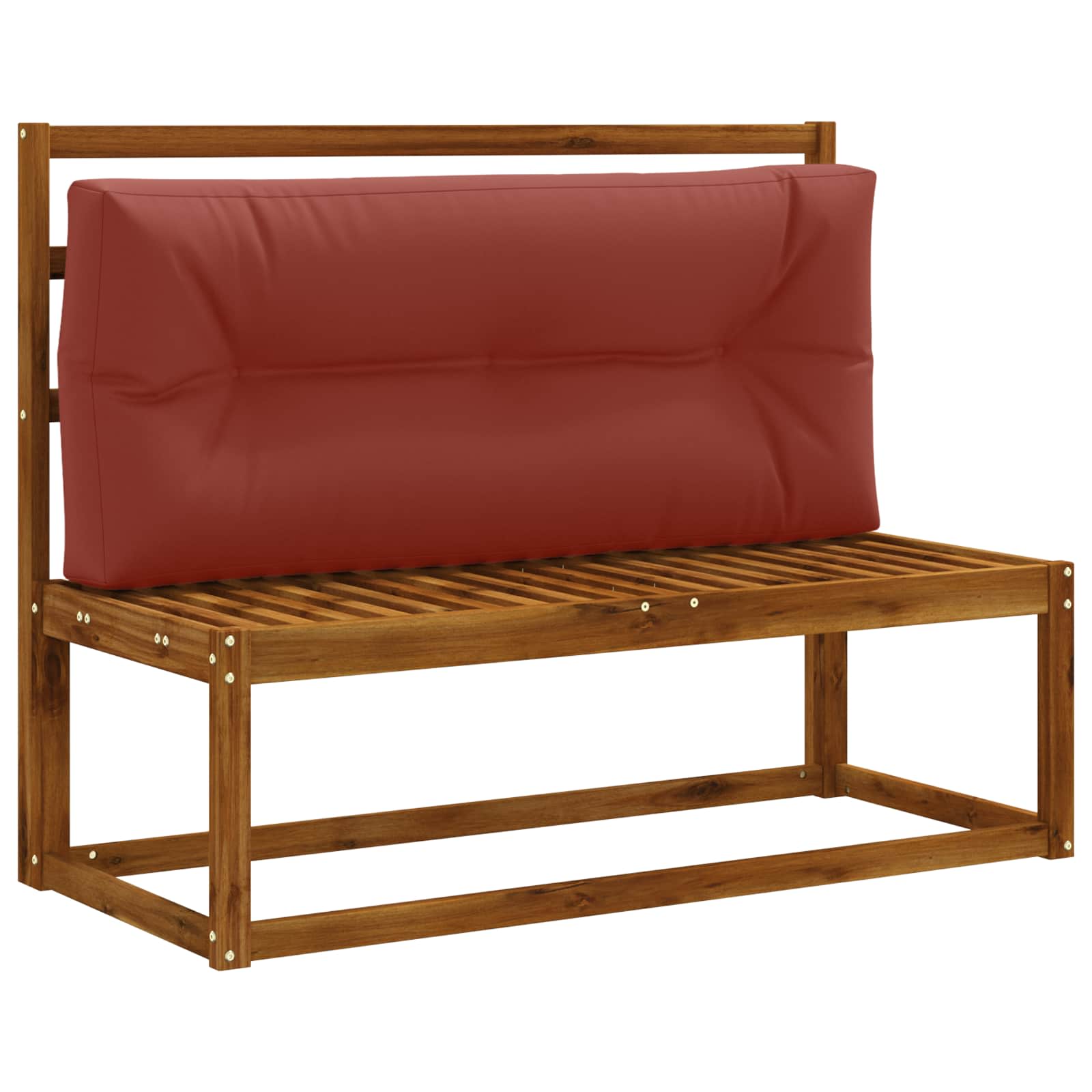 Cuscino per schienale di pallet VIANEN 100% Poliestere Rosso