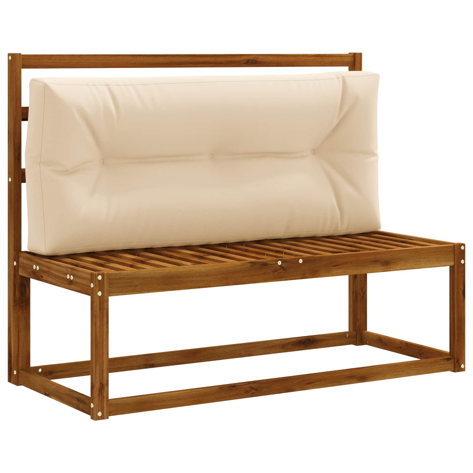 Cuscino per schienale di pallet VIANEN 100% Poliestere Crema