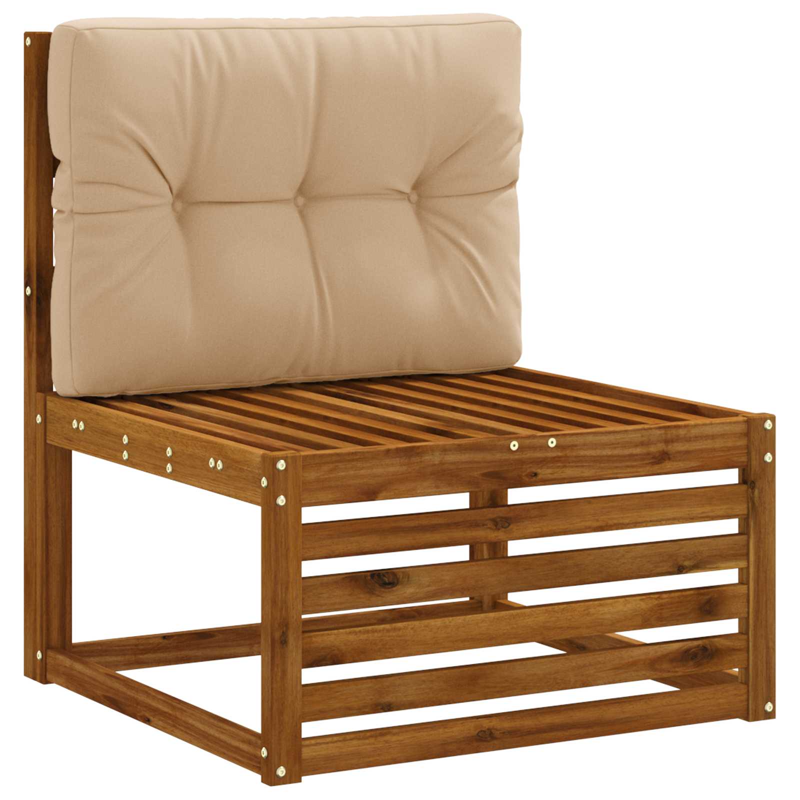 Cuscino per schienale di pallet VIANEN 100% Poliestere Sabbia