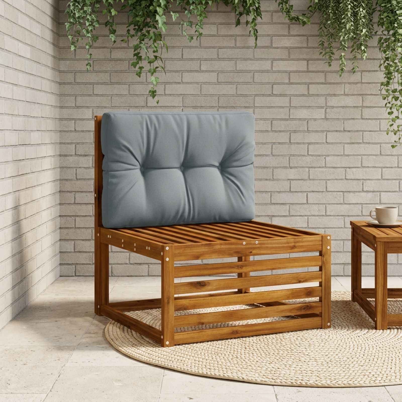 Cuscino per schienale di pallet VIANEN 100% Poliestere Blu