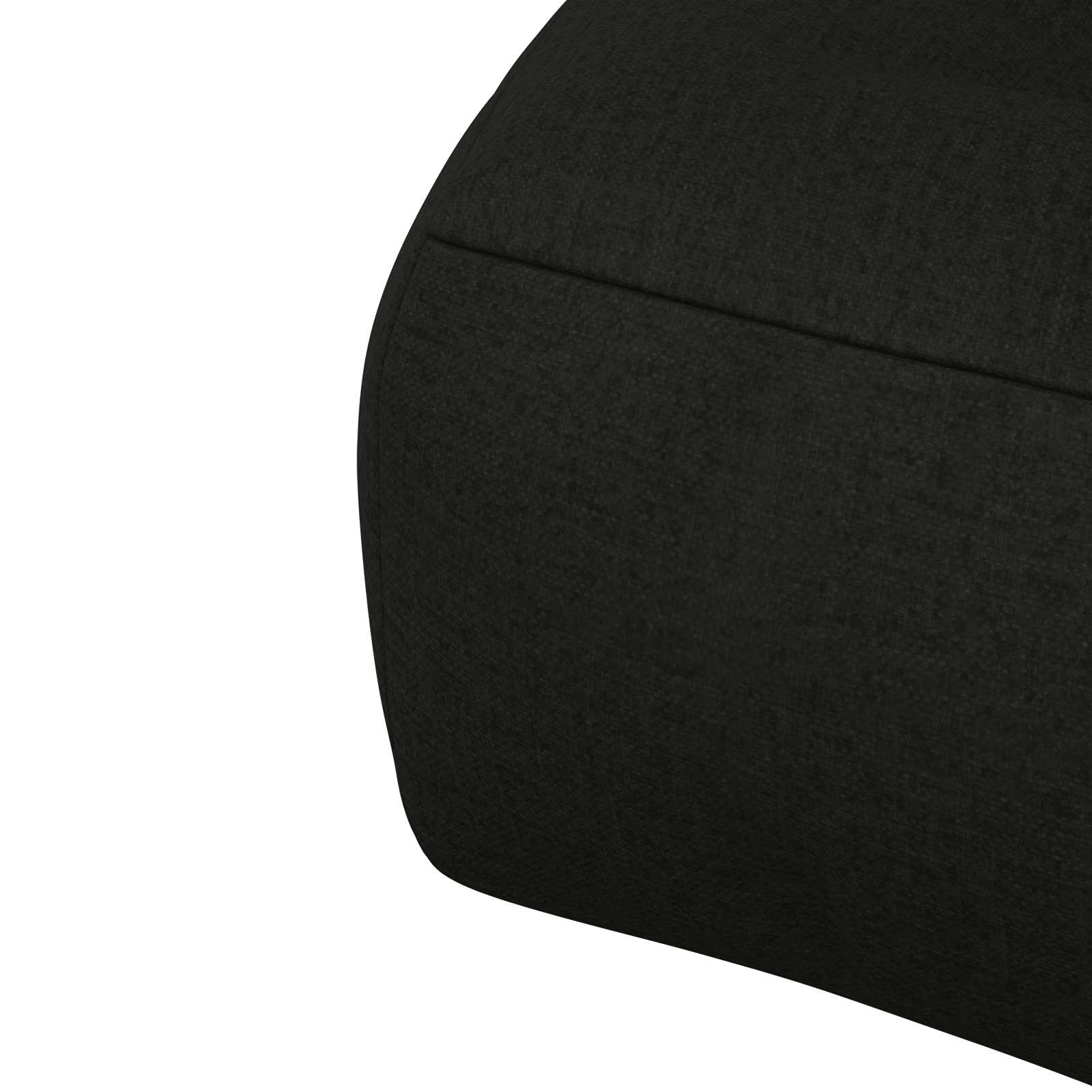 Cuscino per schienale di pallet VIANEN 100% Poliestere Nero