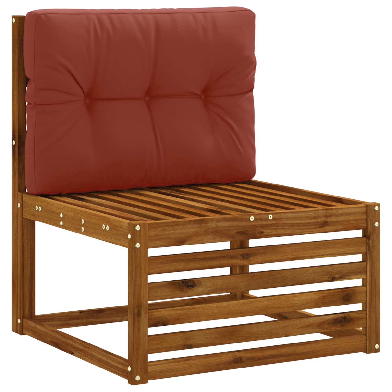 Cuscino per schienale di pallet VIANEN 100% Poliestere Rosso