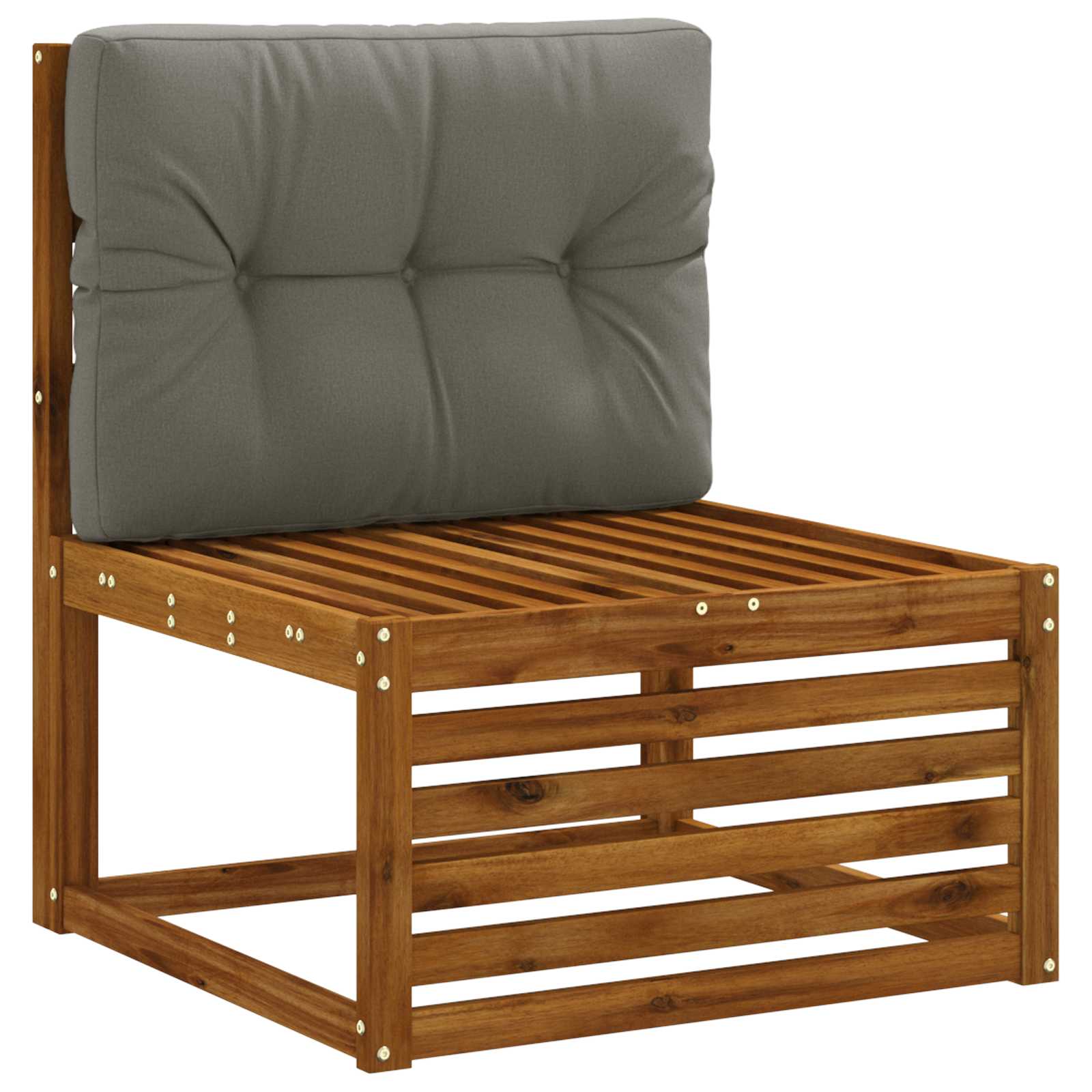 Cuscino per schienale di pallet VIANEN 100% Poliestere Grigio