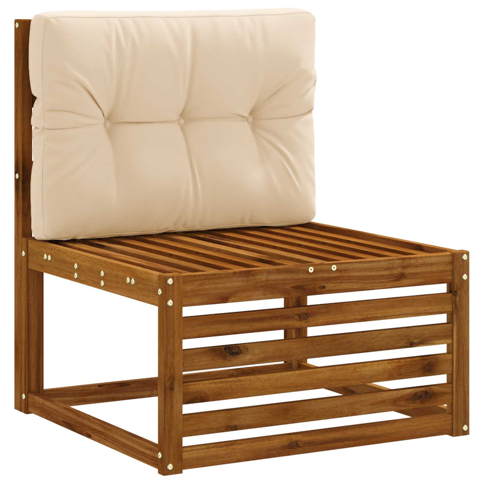 Cuscino per schienale di pallet VIANEN 100% Poliestere Crema