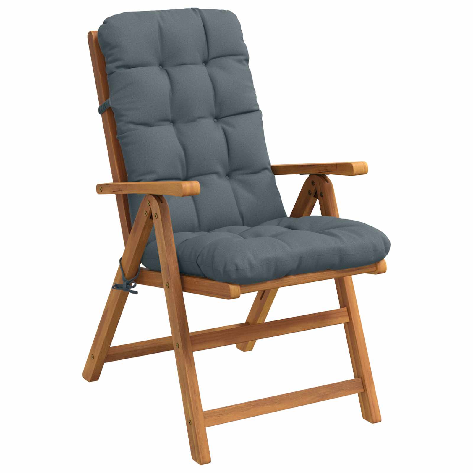 Cuscini per Sedia Alta in 6 Pezzi VIANEN 100% Poliestere Blu