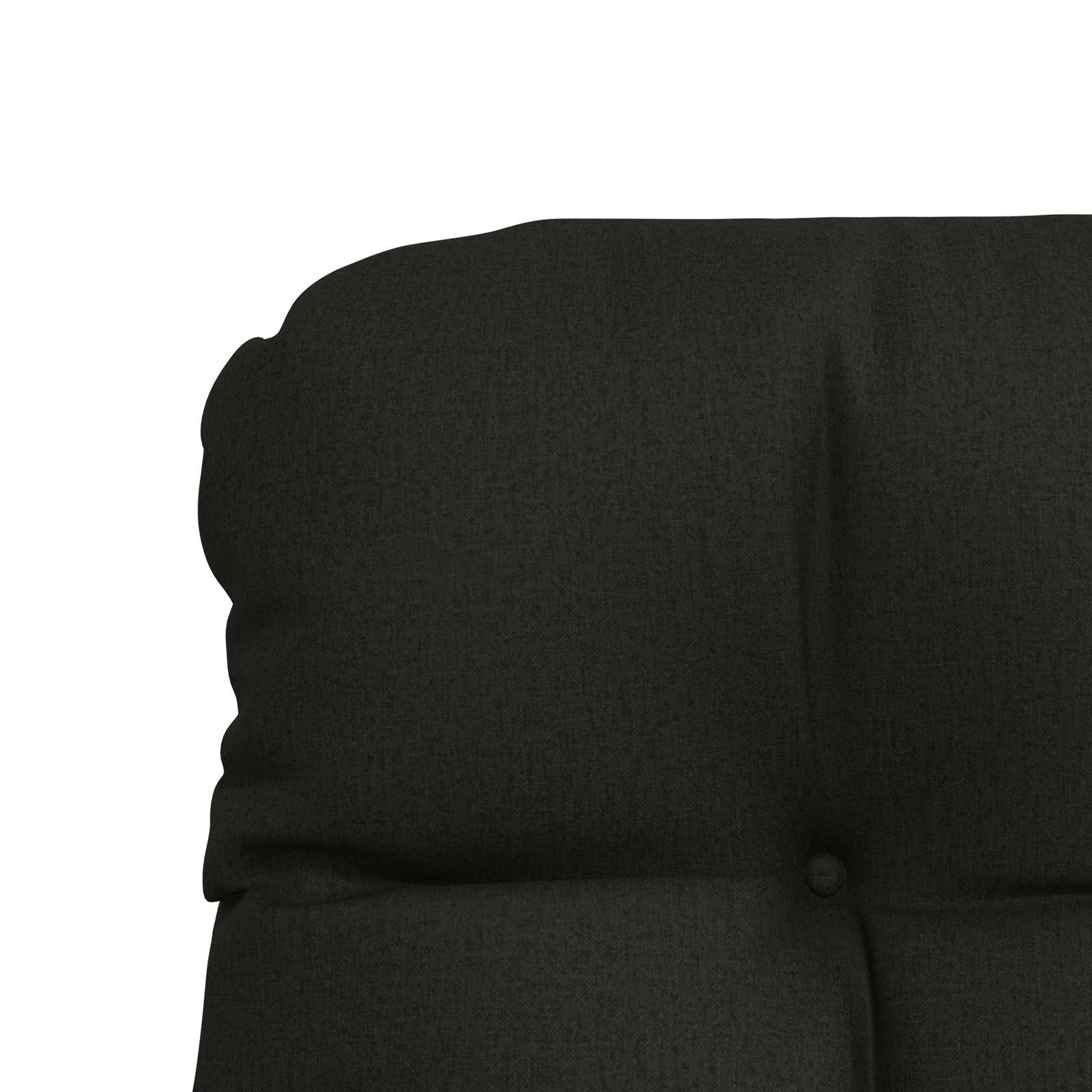 Cuscini per Sedia Alta in 4 Pezzi VIANEN 100% Poliestere Nero