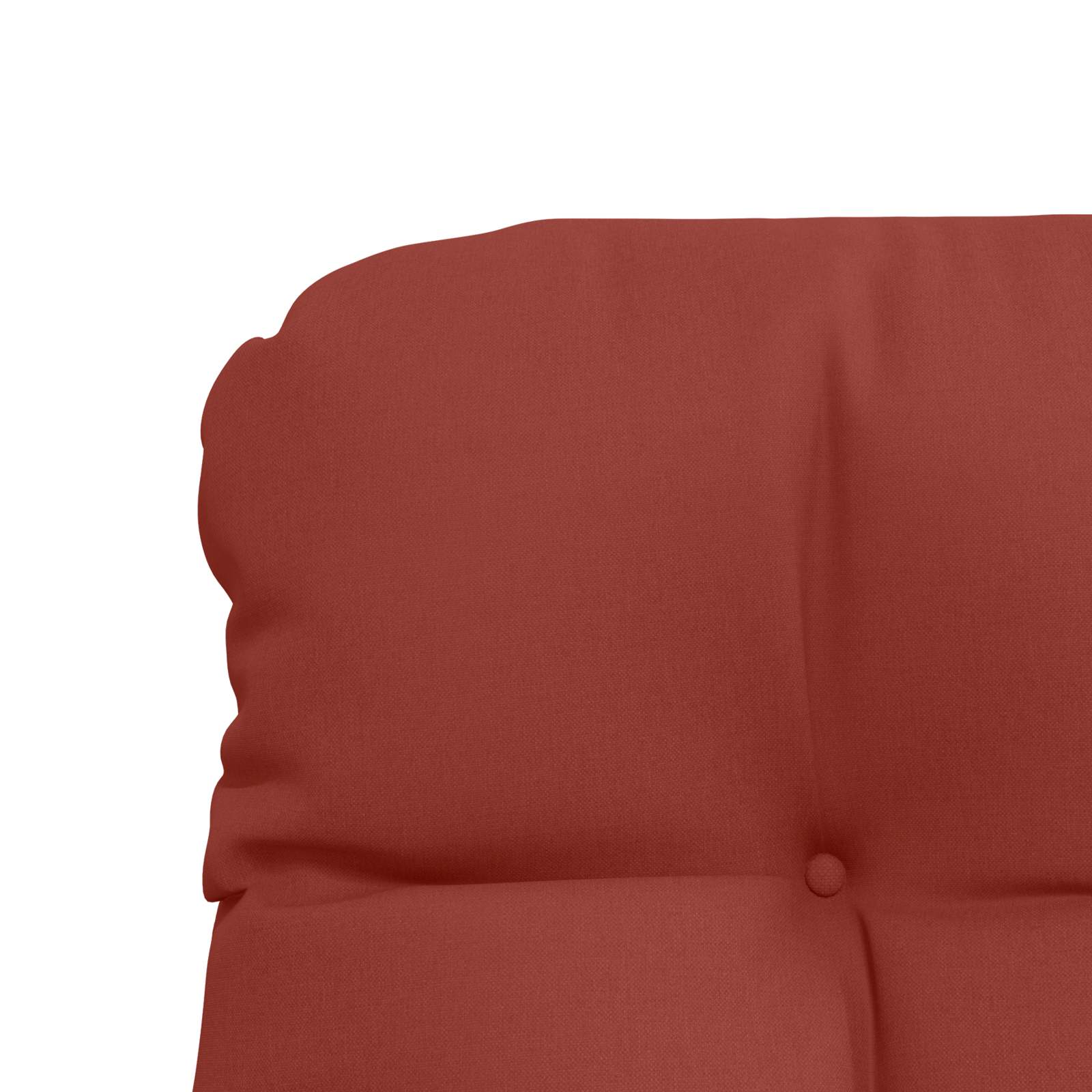 Cuscini per Sedia Alta in 2 Pezzi VIANEN 100% Poliestere Rosso